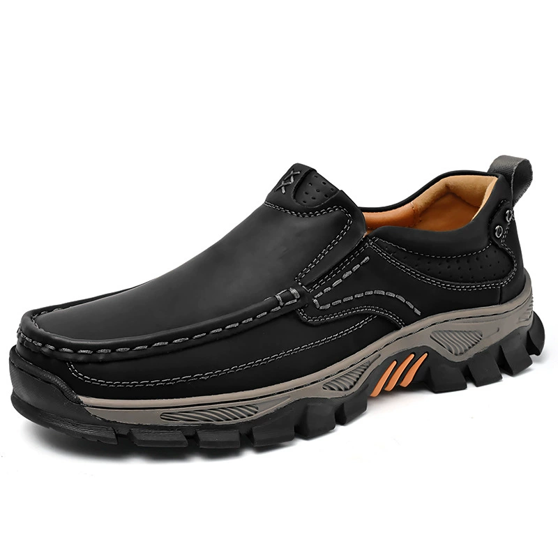 ⚡60% Off This Week Only⚡ - 🔥2025 New Men's Non-slip Walking Leather Lightweight Breathable Casual Loafers