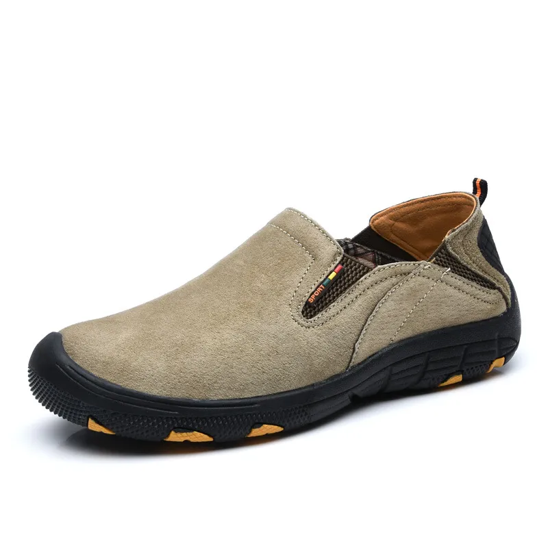 ⏰Limited Time 70% OFF⏰-Men's Large Size Slip-On Casual Shoes -Advanced Arch Support Tech: The Ultimate Large Size Shoe for Problem Feet, Breathable Walking Shoes for Travel & Trekking