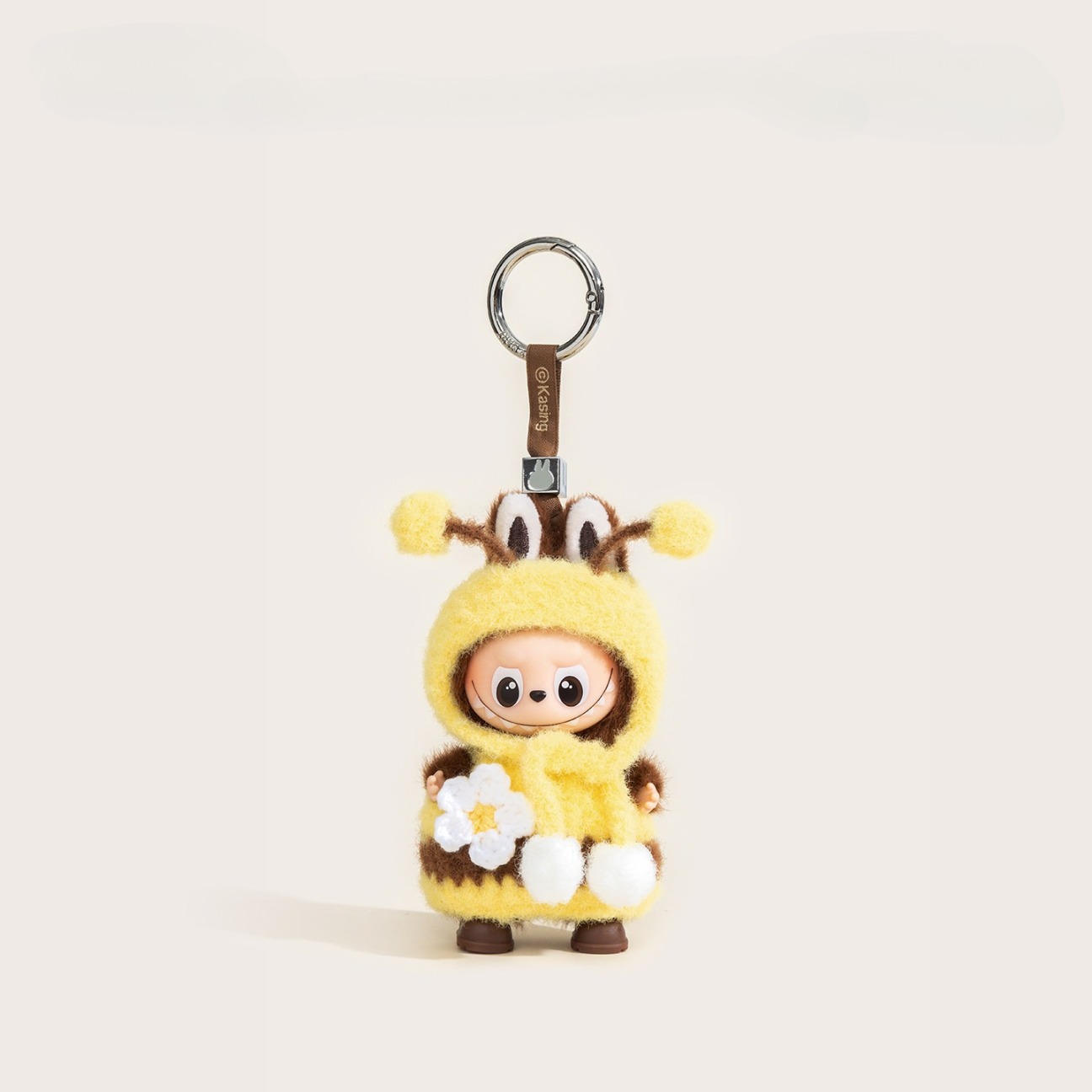 handmade bee outfit for 17cm mini plush doll from Plush Wardrobe
