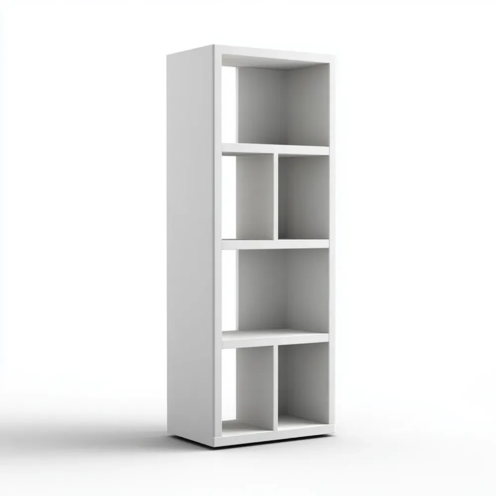 Estantería de pie Blanco 60x30x180 cm – Moderna