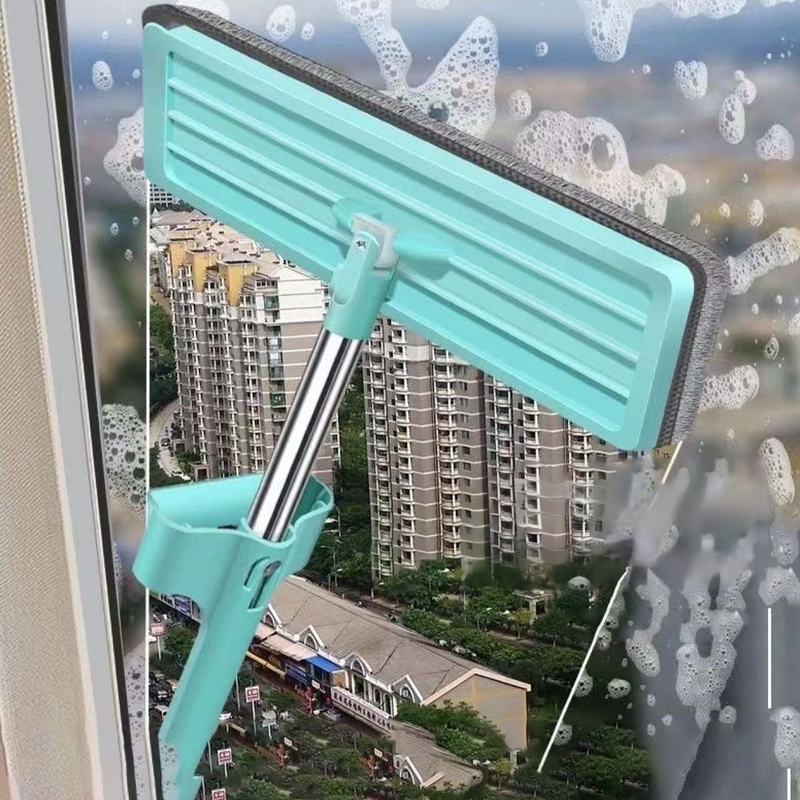 Mop dwukomorowy do mycia na mokro i sucho