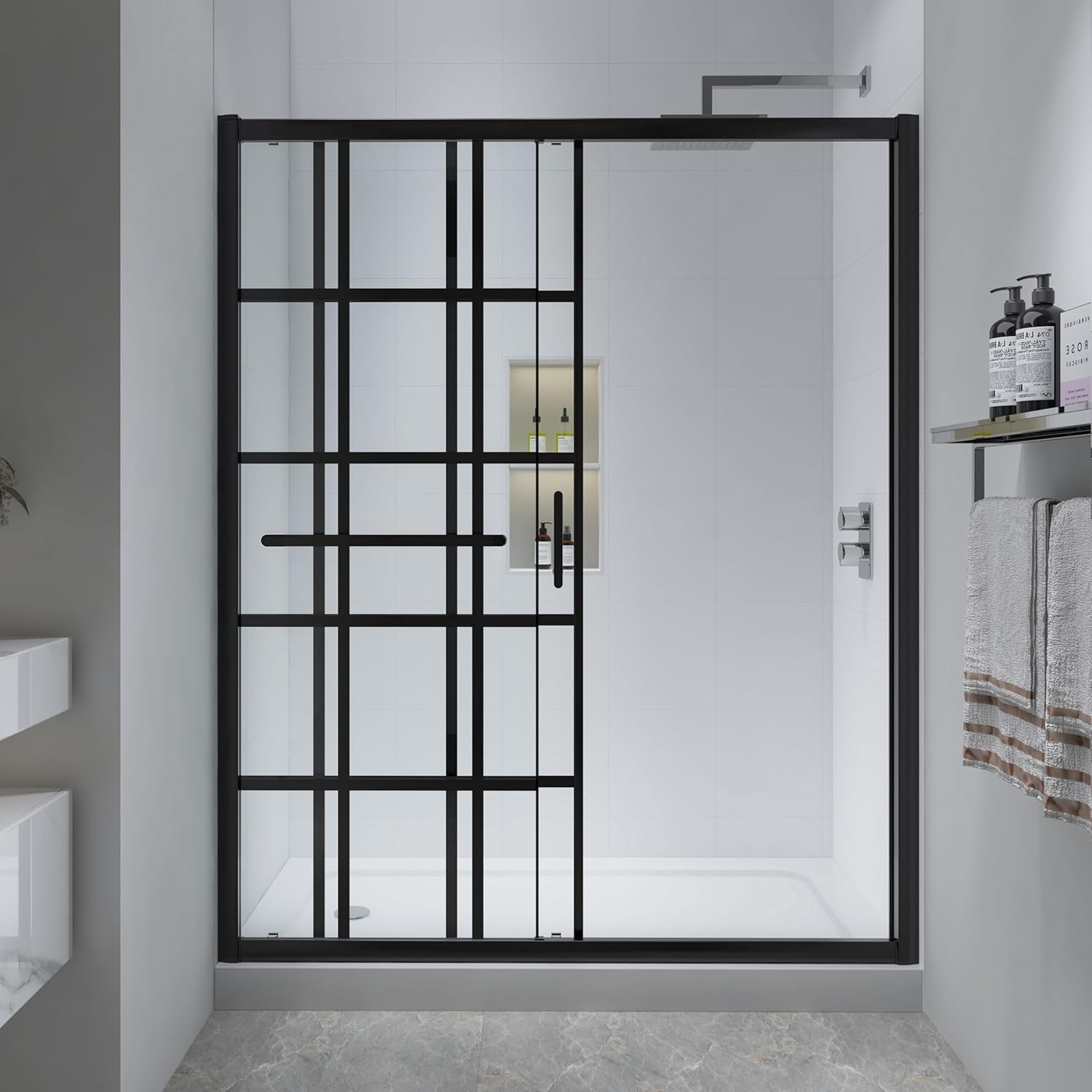 Single Sliding Shower Door 
