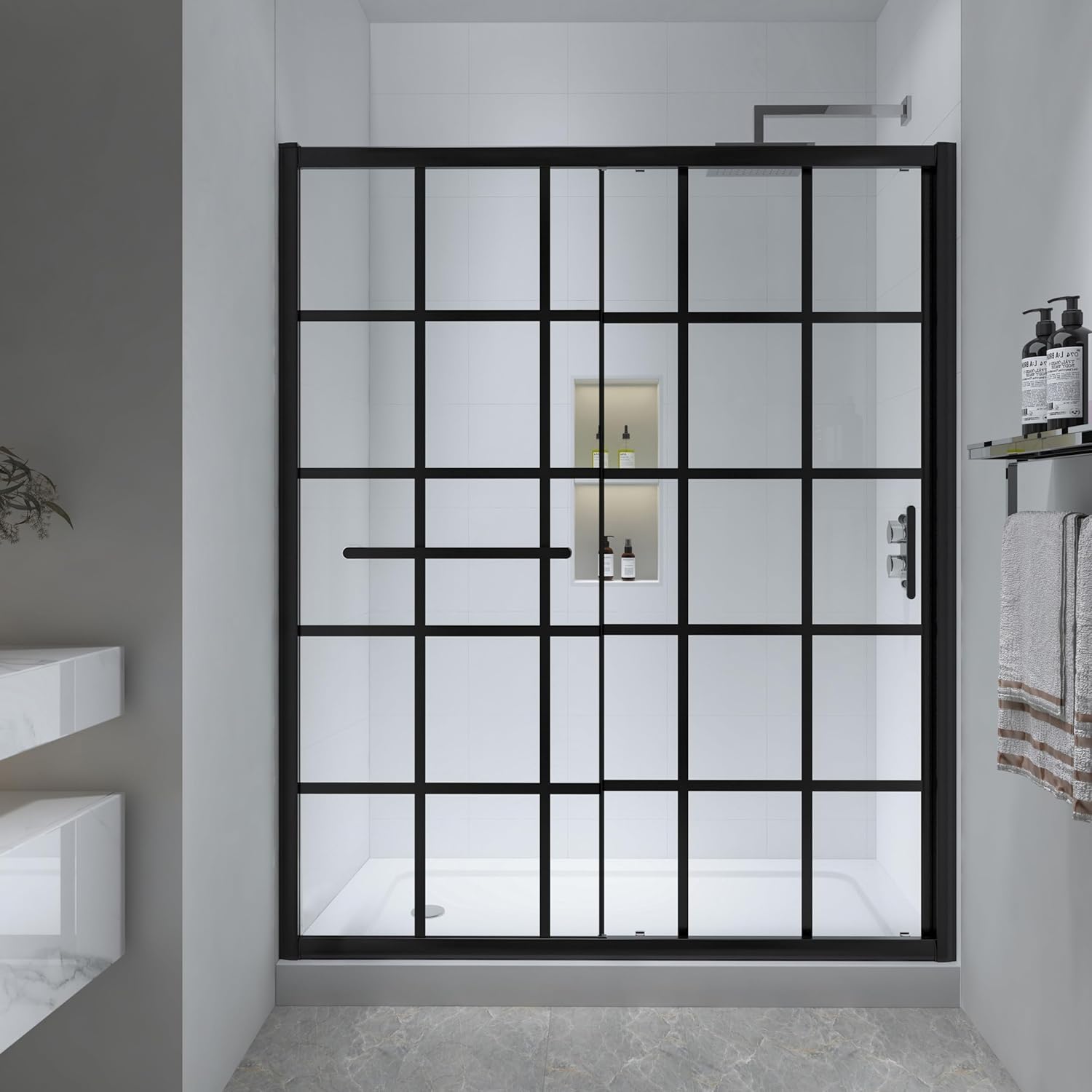 Single Sliding Shower Door 