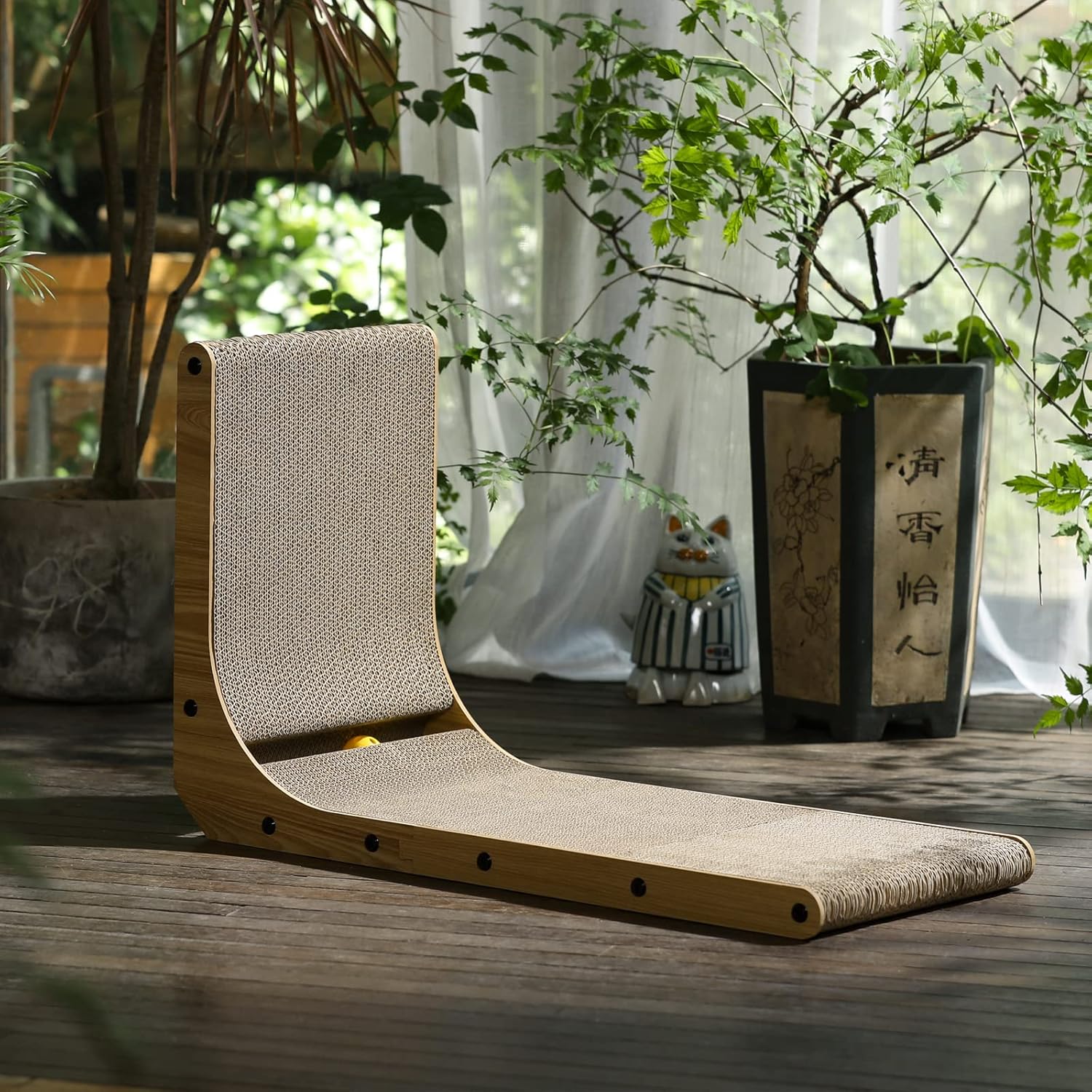 Cat Scratcher,L Shaped Cat Scratch Pad for Indoor Cats 