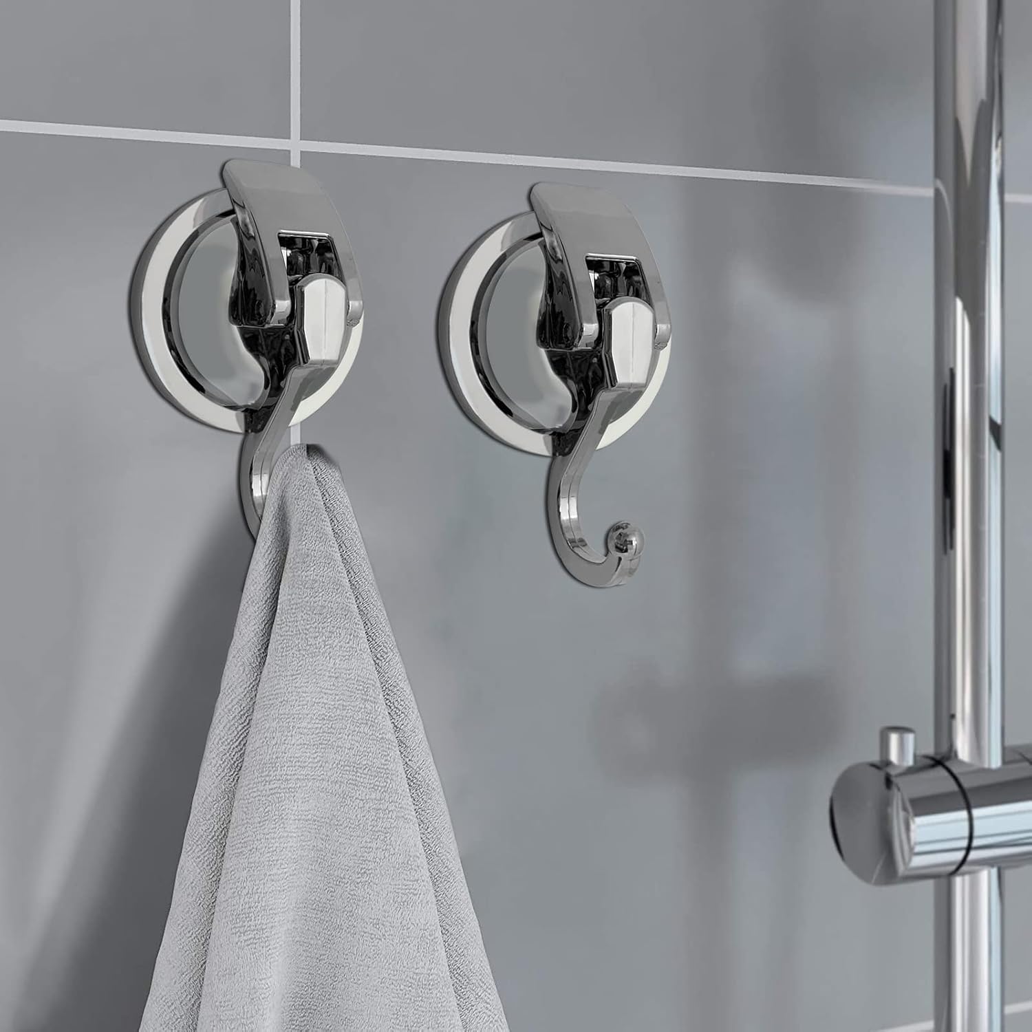 Heavy Duty Vacuum Shower Hooks