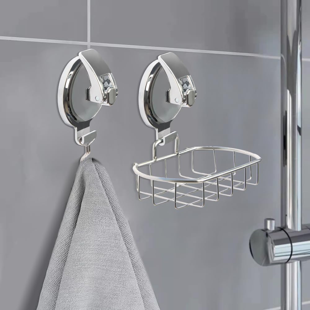 Heavy Duty Vacuum Shower Hooks