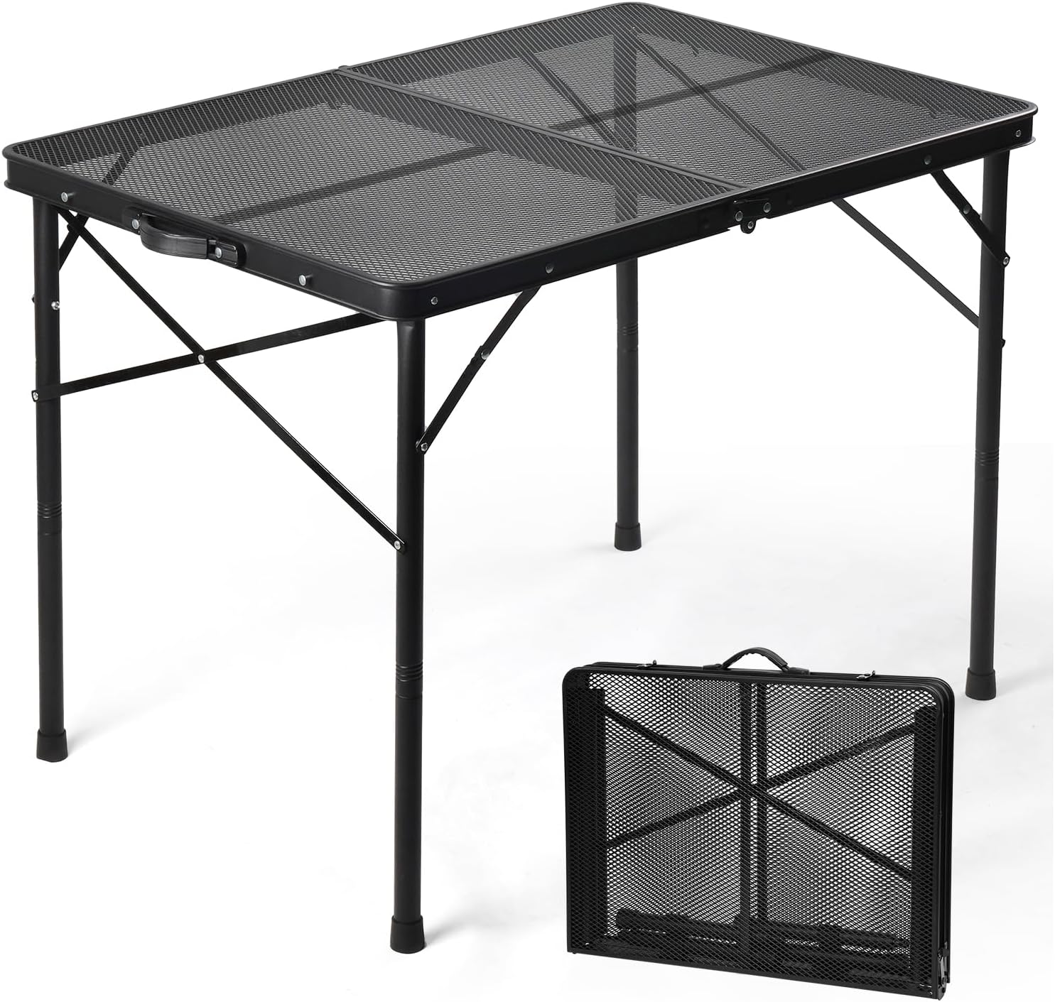 3 ft Folding Table with Adjustable Height