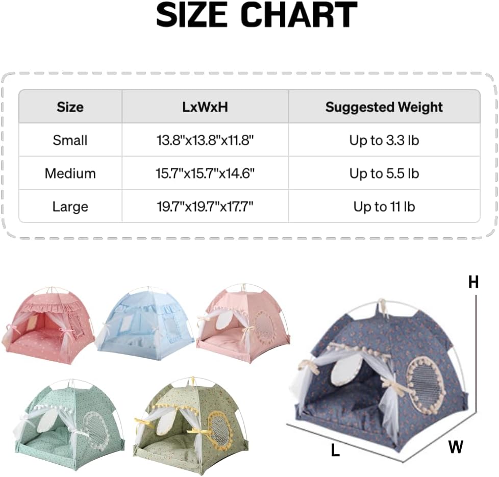 Cat Bed Tents Dog House Indoor Outdoor 