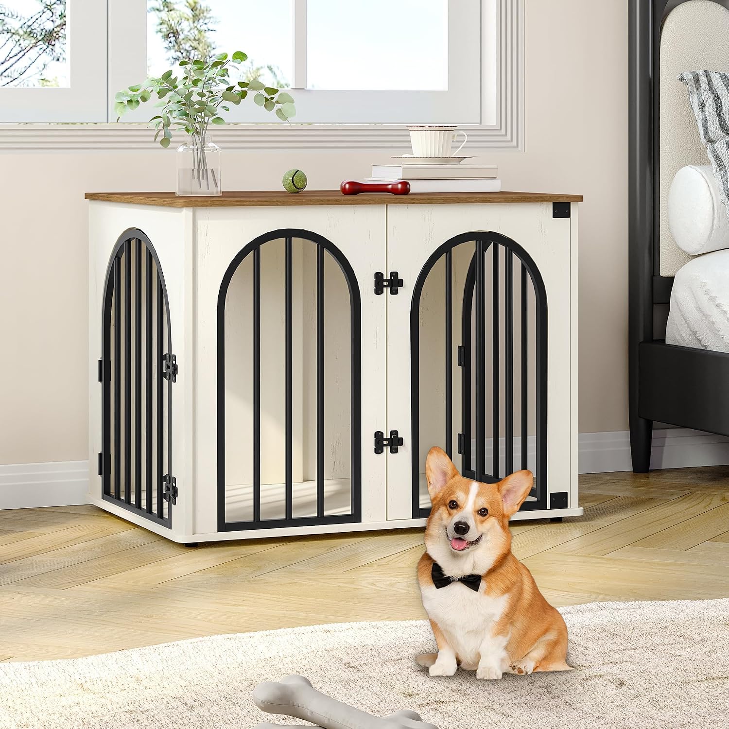 Dog Crate Furniture,Dog Kennel Indoor for Small/Medium Dogs