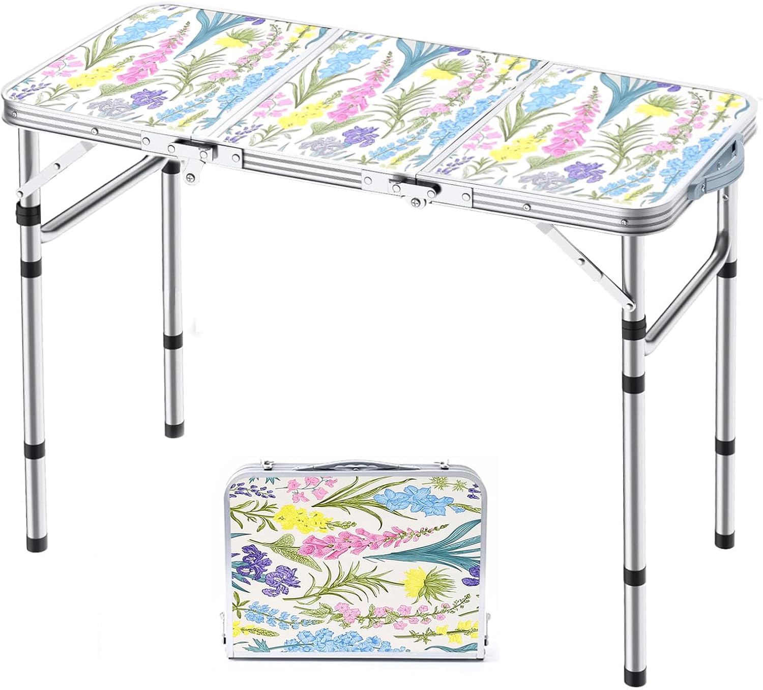 Folding Camping Table 3ft Portable Picnic Table