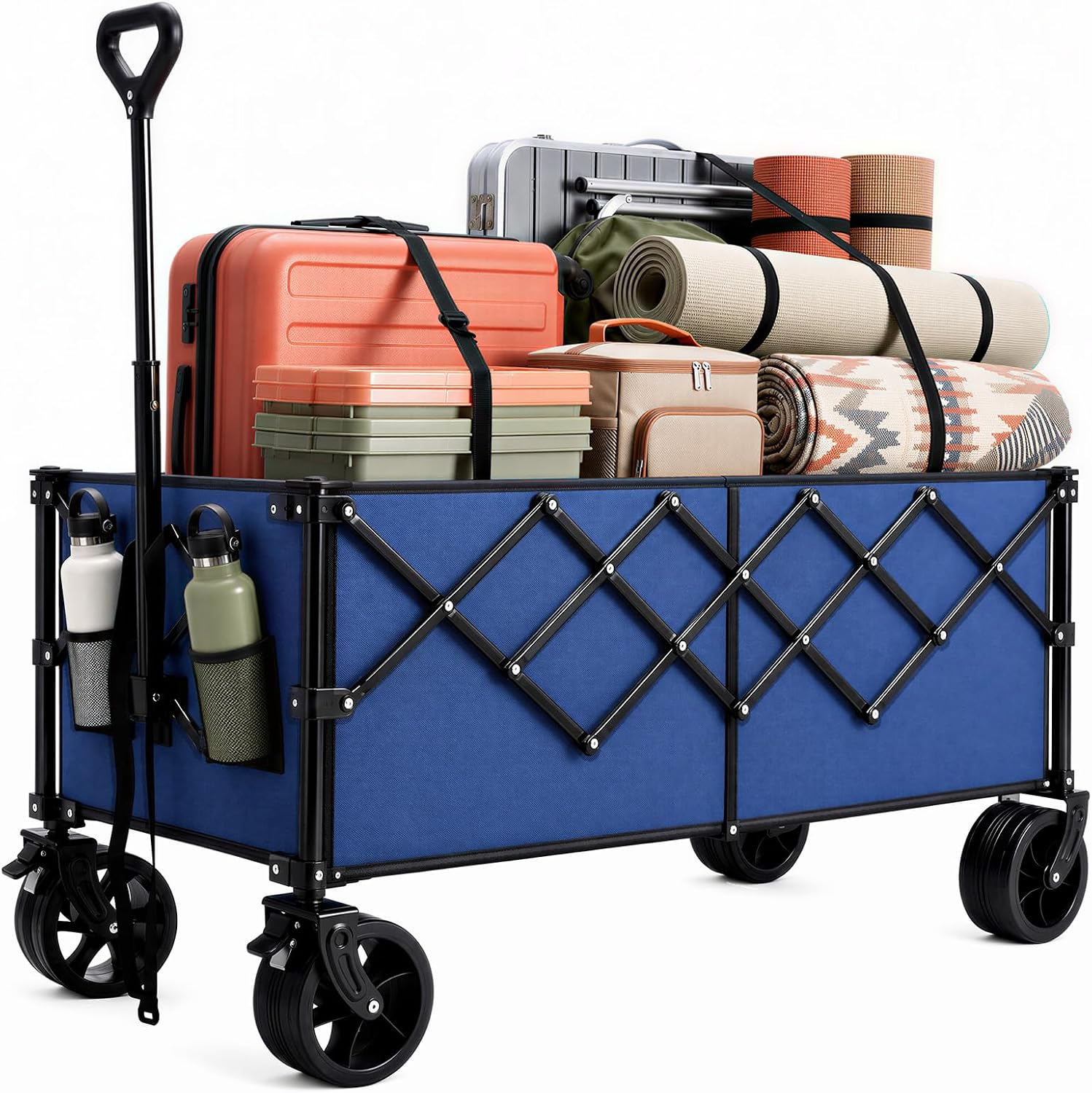 Extra Long Folding Wagon Cart