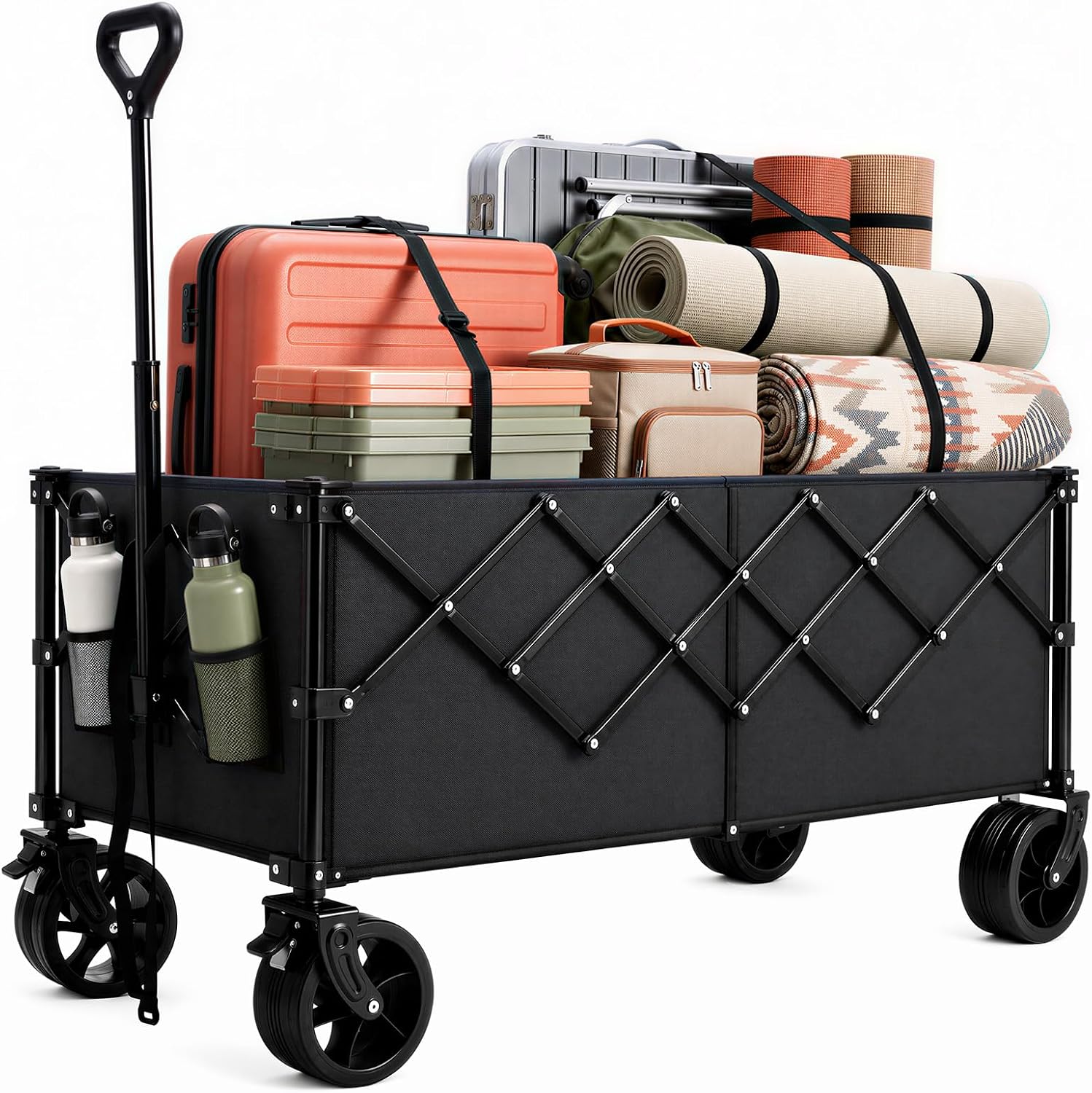 Extra Long Folding Wagon Cart