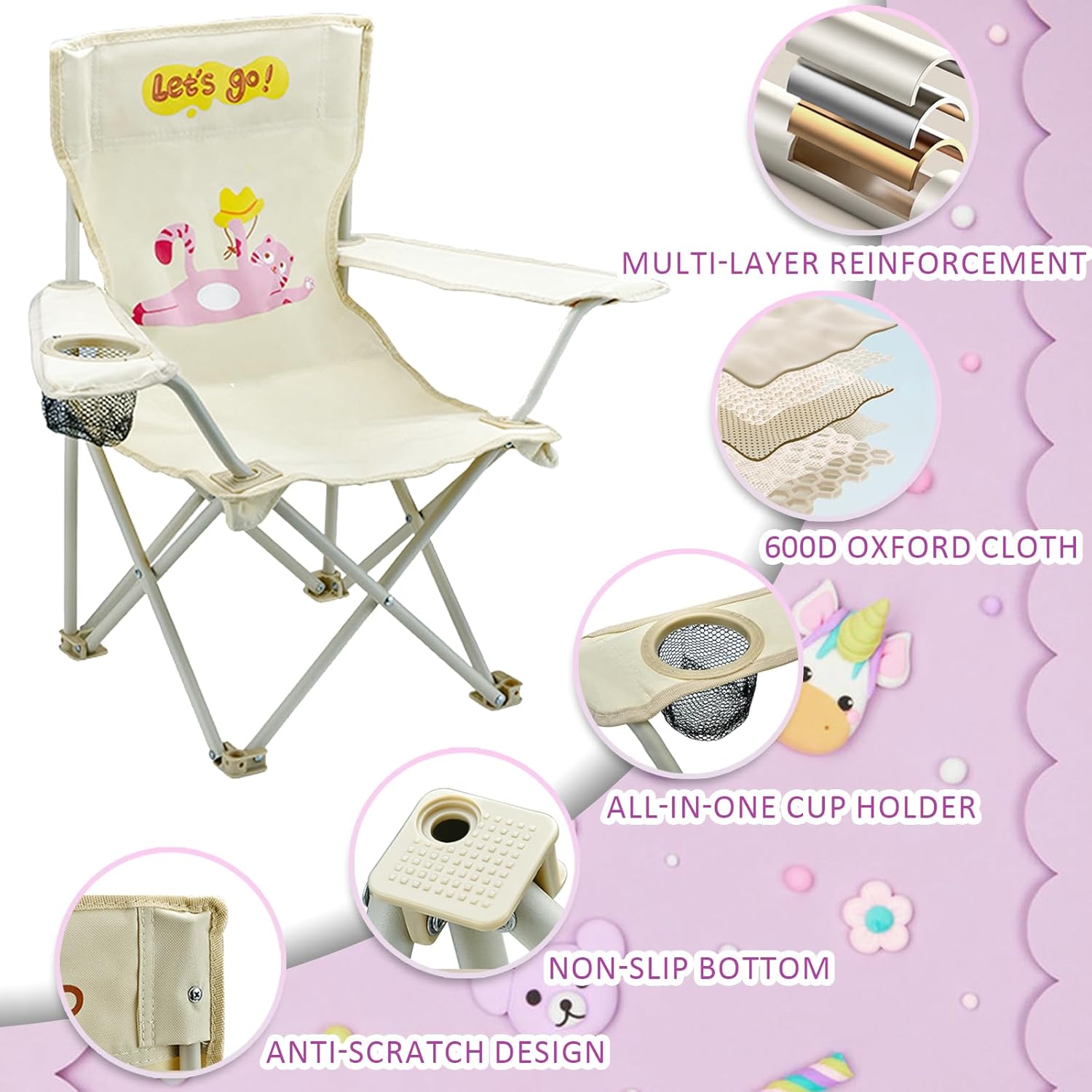 2 Pack Kids Camping Chair