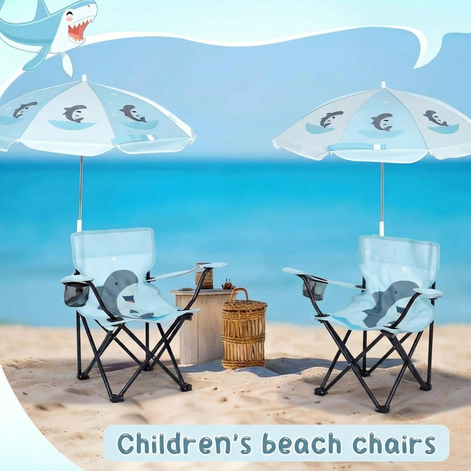 Toddler Camping Chair with Umbrella