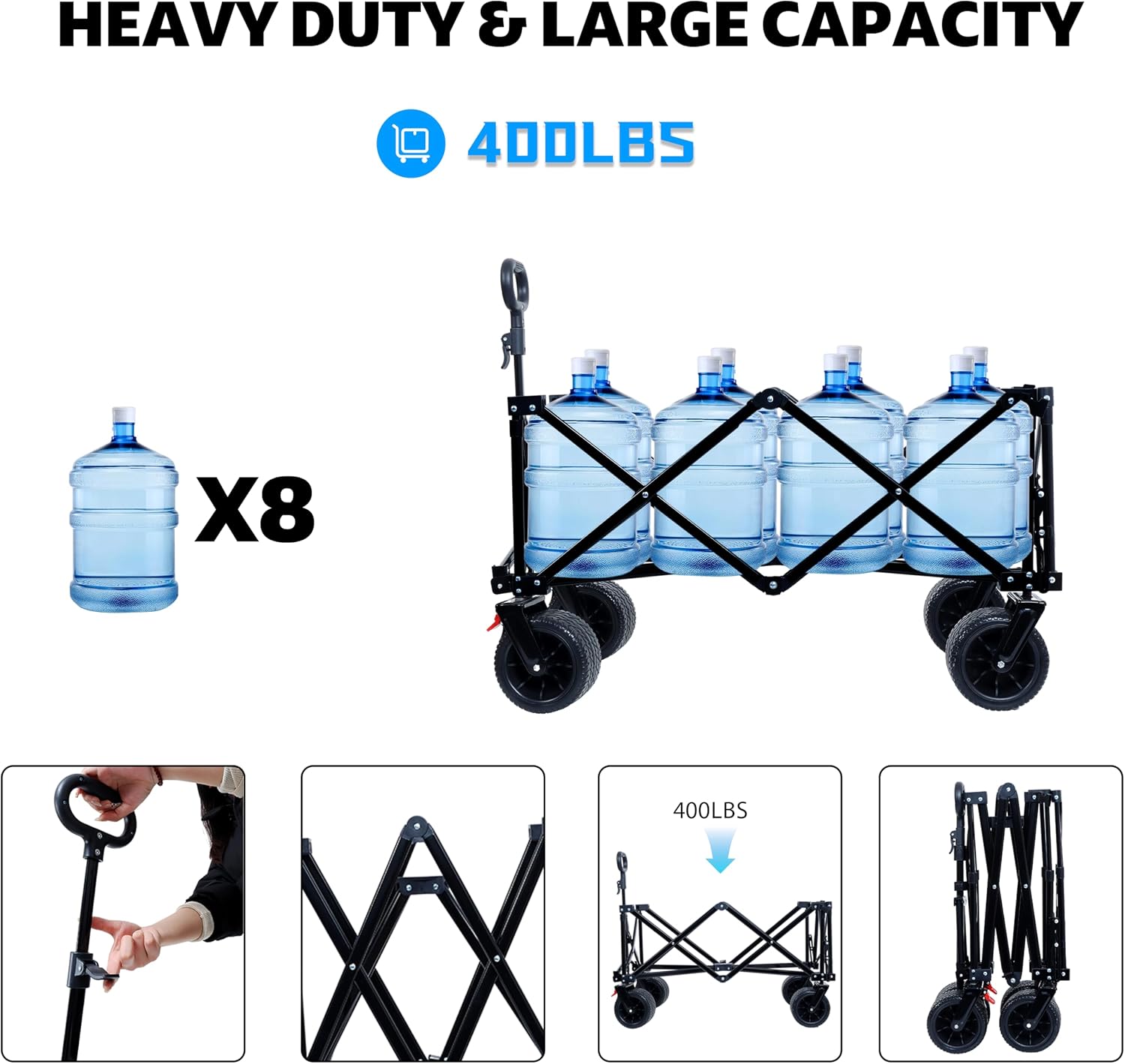 Collapsible Wagon Folding Cart