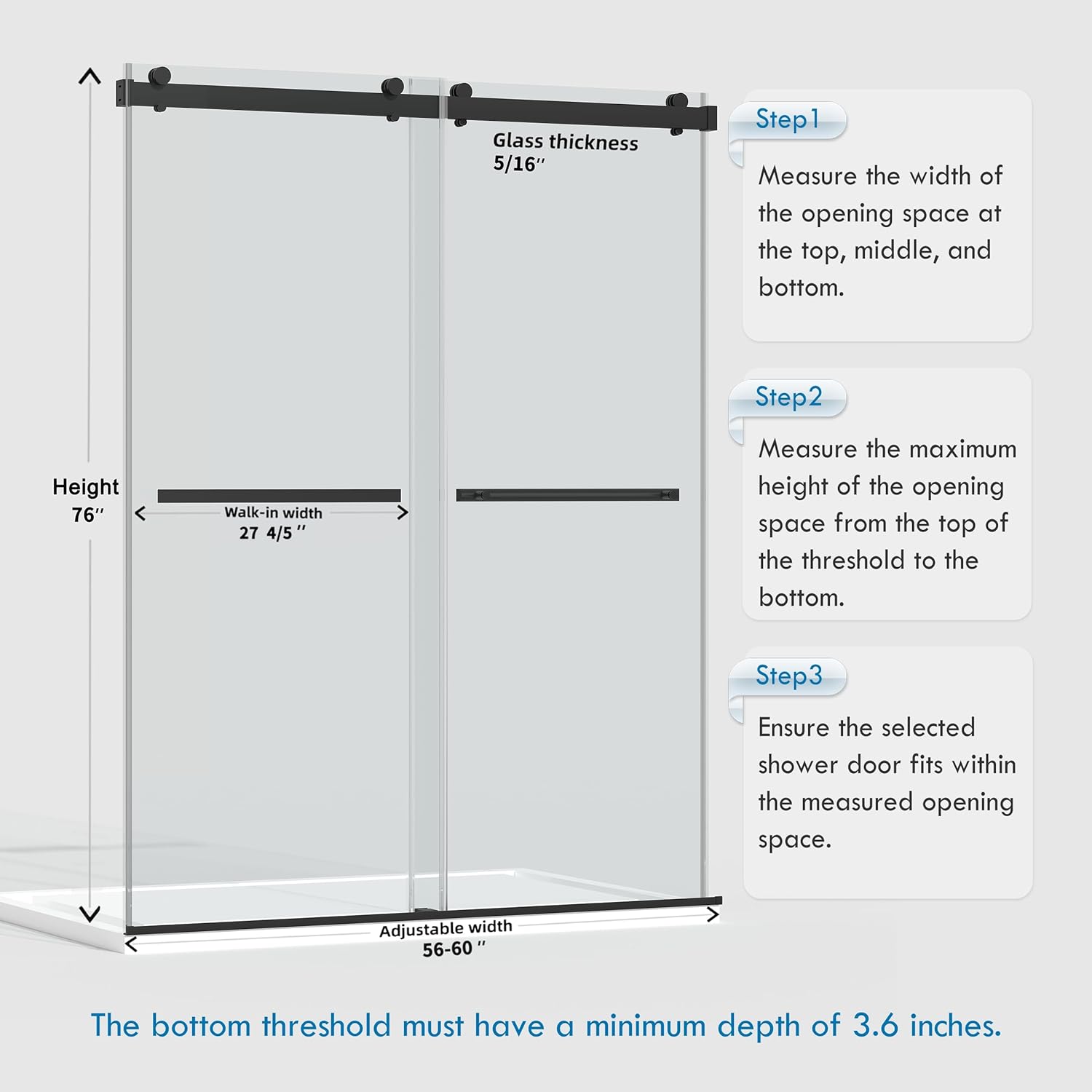 Frameless Shower Door