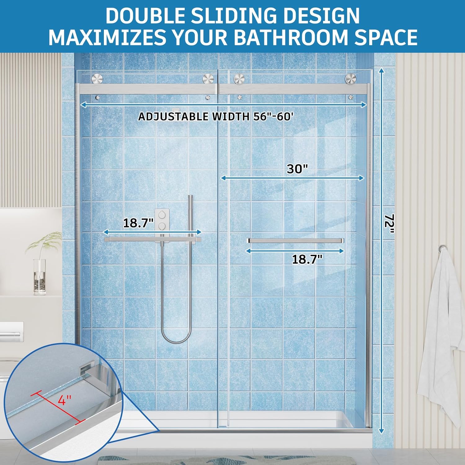 Frameless Shower Door