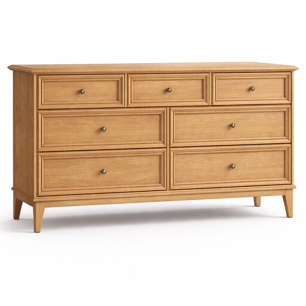 Cómoda de madera clásica-dwellimo