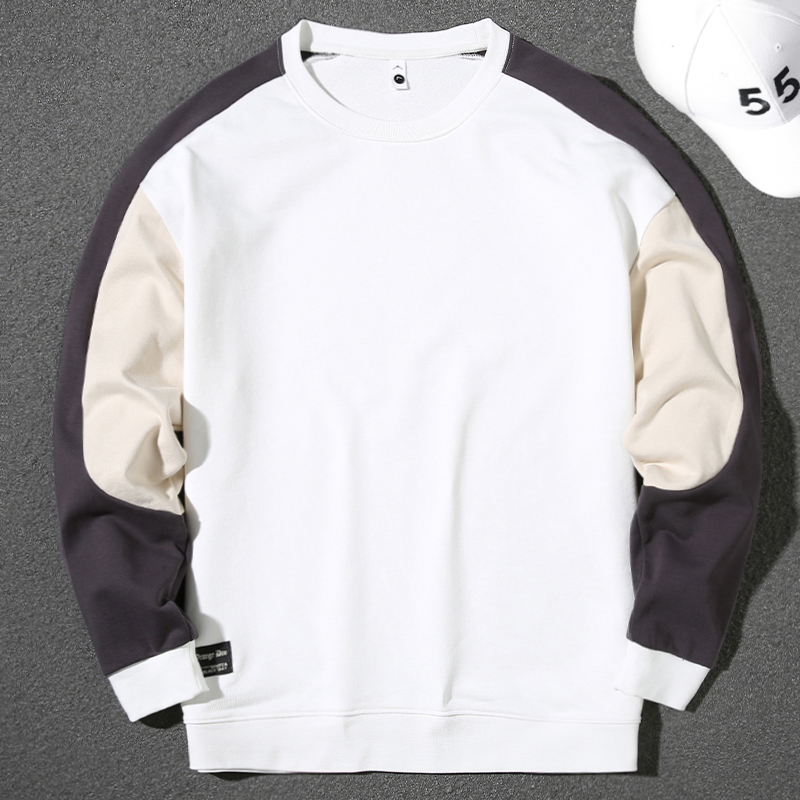 Handsome Autumn New Printed Round Neck Sweater Men's Trendy Korean Slim Fit Versatile Bottoming Shirt Personalized Long Sleeve Top