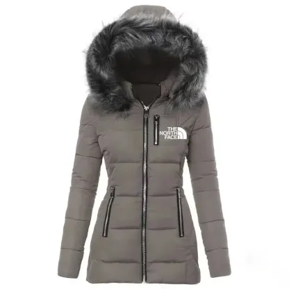 Nueva chaqueta de plumas de lujo para mujer.