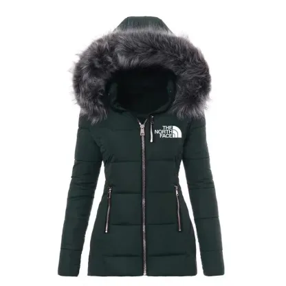 Nueva chaqueta de plumas de lujo para mujer.