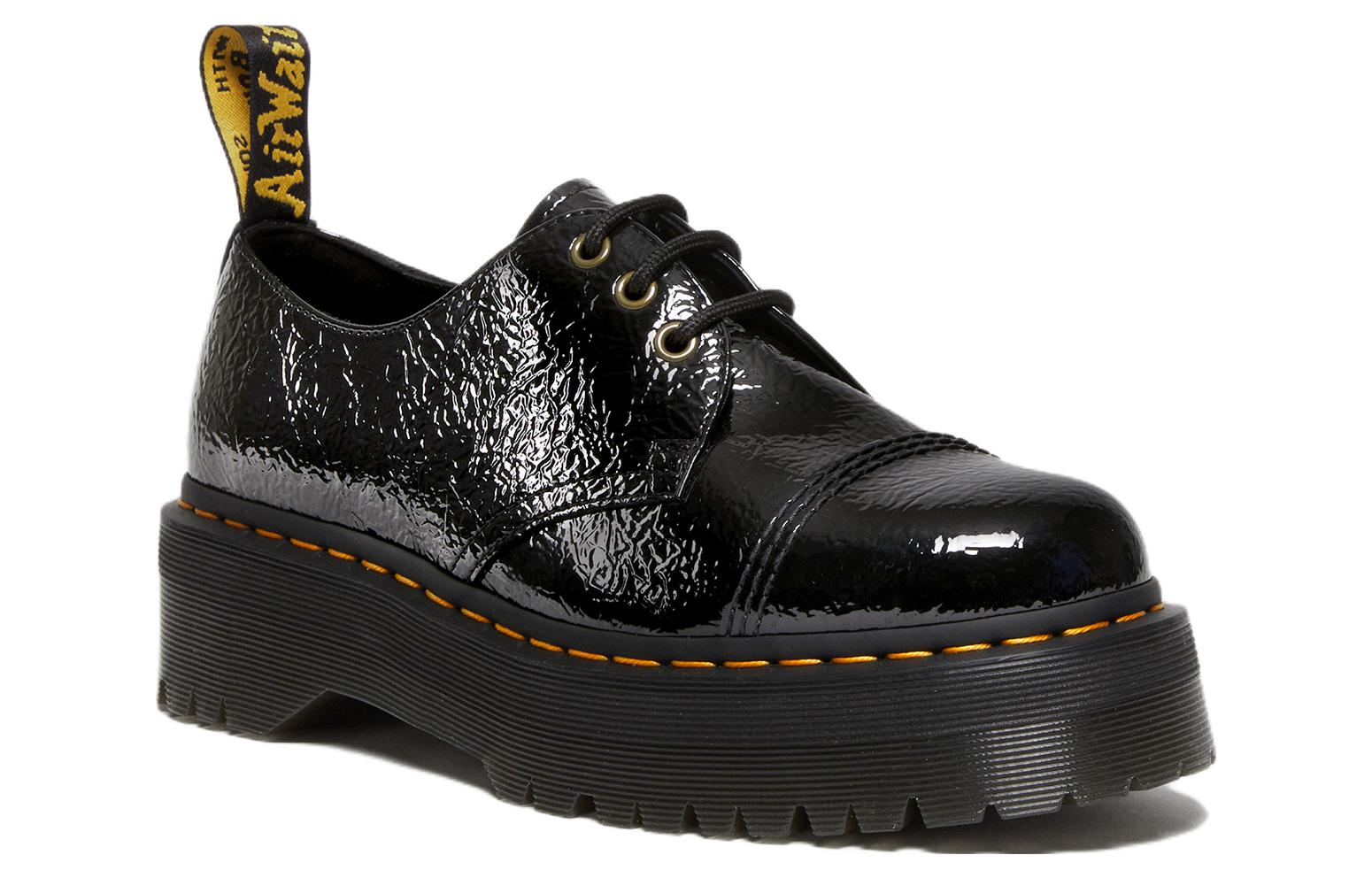 Dr. mtthhartens 1461 Distressed Patent 'Black' 27716001