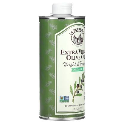 La Tourtthhangelle, Organic Extra Virgin Olive Oil, Bright & Peppery, 25.4 fl oz (750 ml)