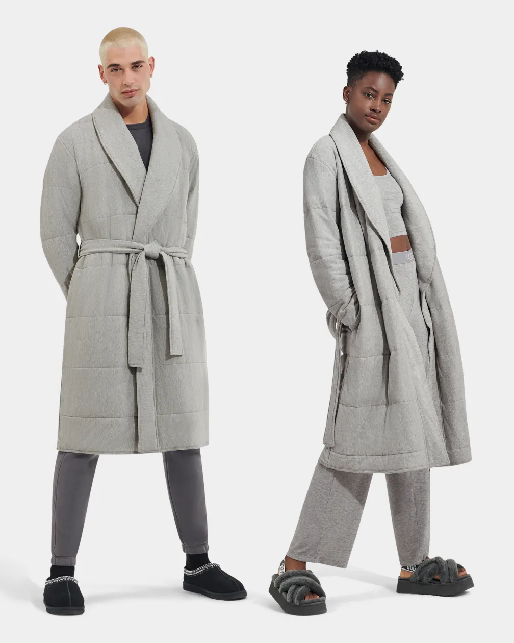 All Gender Quade Quilted Robe- UNISEX