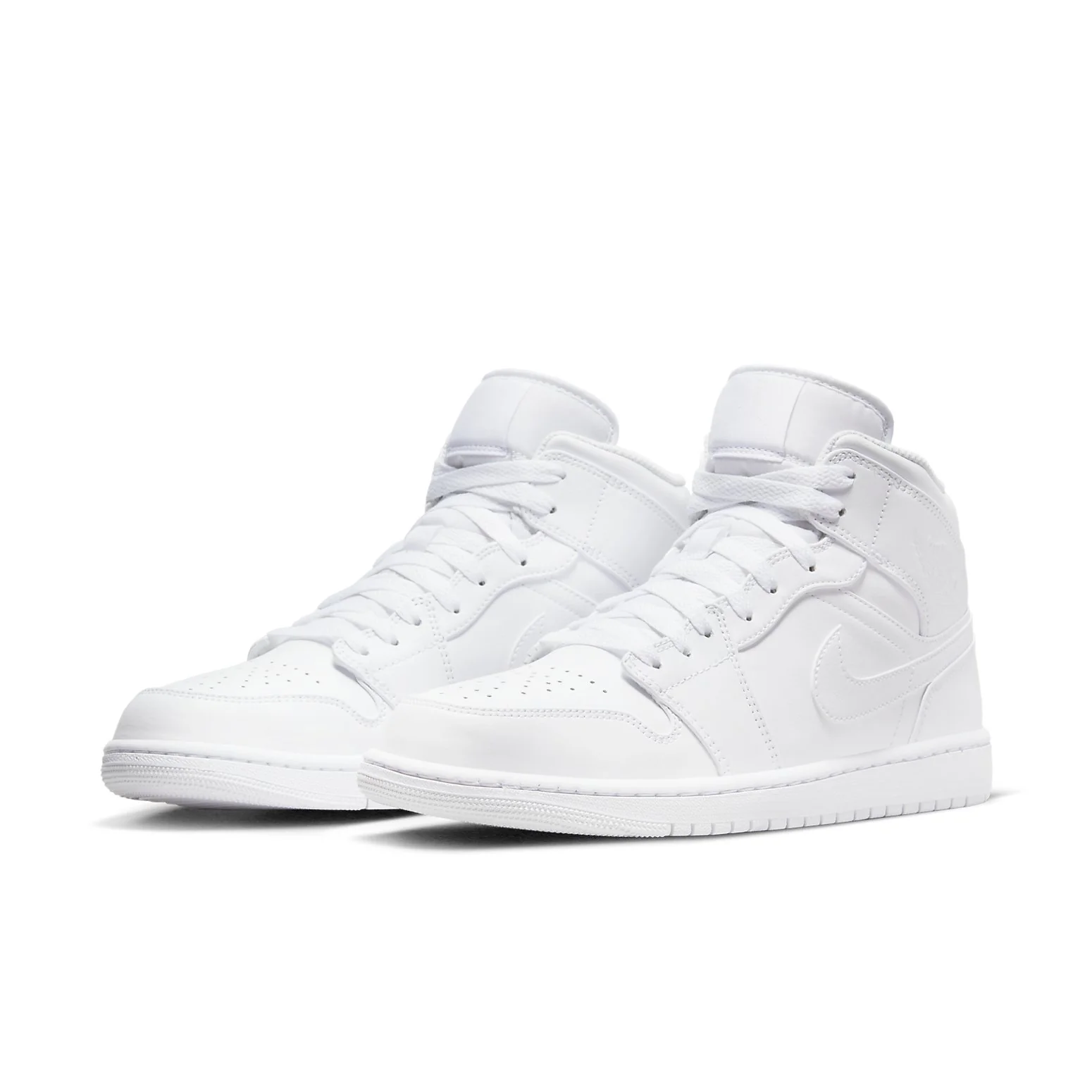 Air jtthhordan 1 Mid 'Triple White' 2022 554724-136