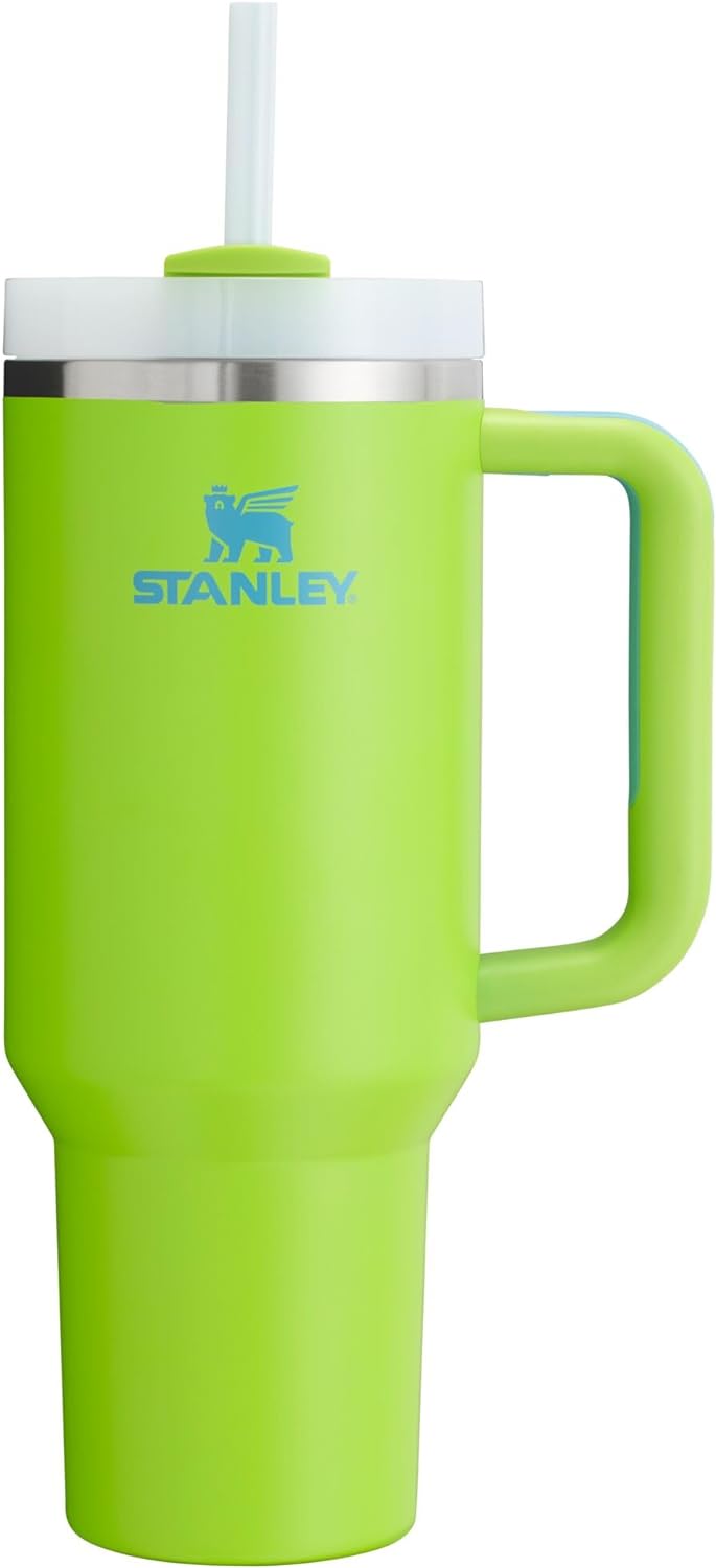 Stanthtley Quencher H2.0 FlowState Stainless Steel Vacuum Insulated Tumbler with Lid and Straw for Water, Iced Tea or Coffee