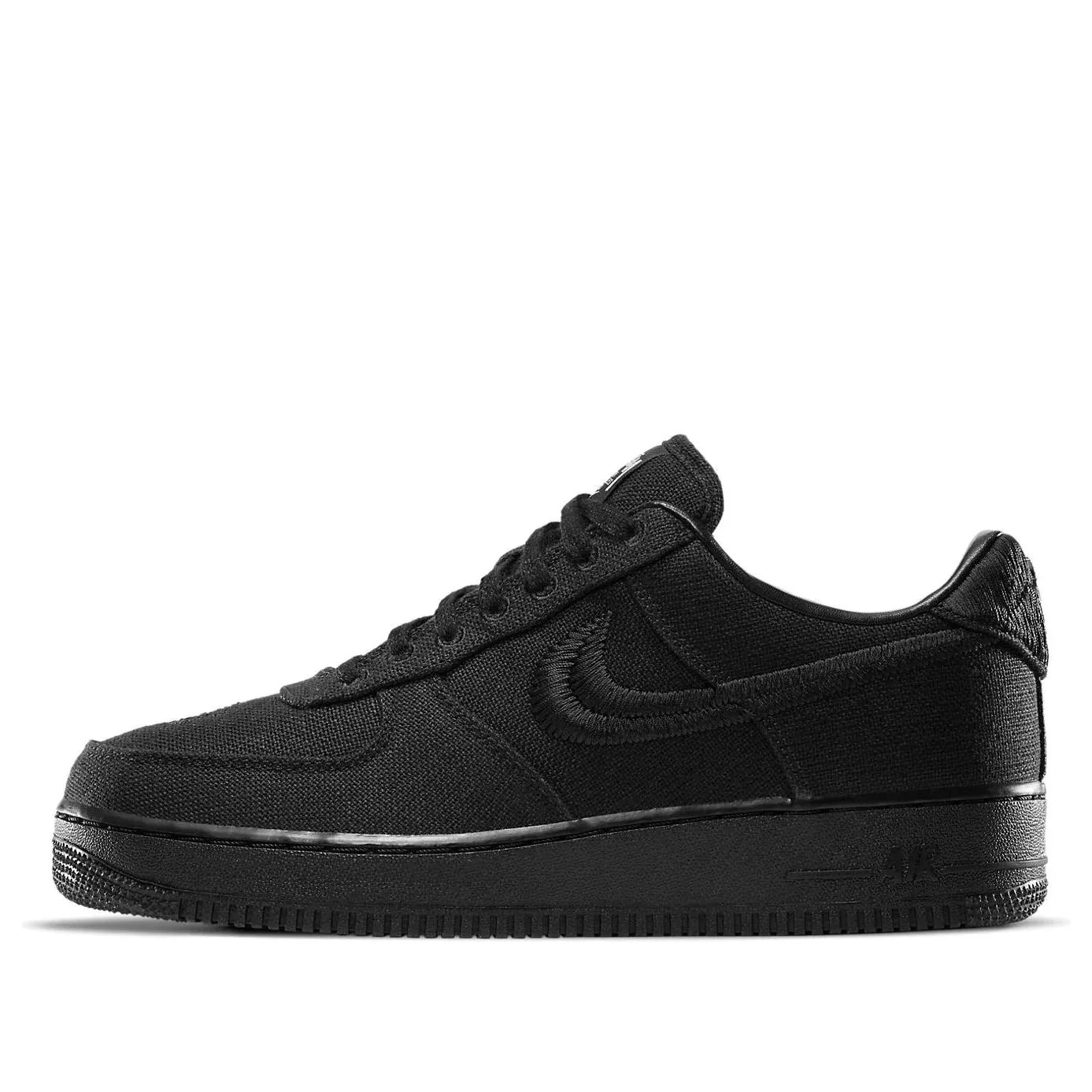 nitthhke Stussy x Air fortthhce 1 Low 'Triple Black'