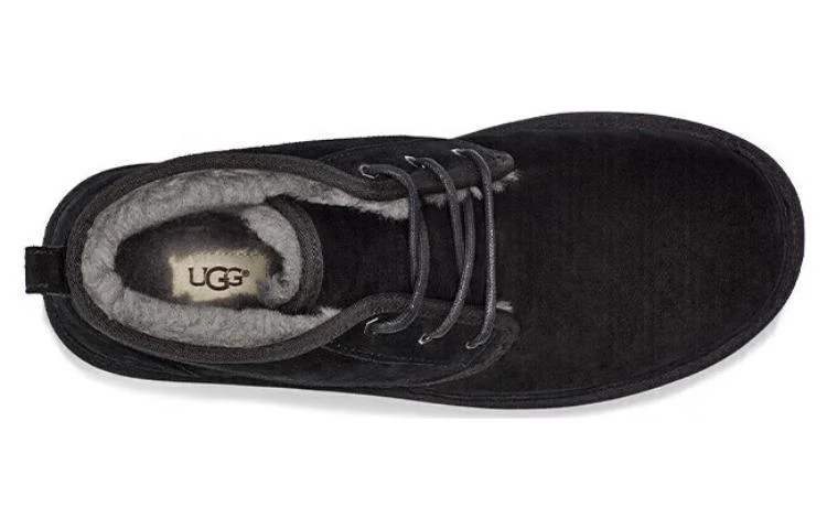 UtthhGG Neumel Fleece Lined Snow Boots Black 3236-BLK