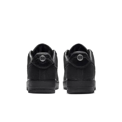 nitthhke Stussy x Air fortthhce 1 Low 'Triple Black'