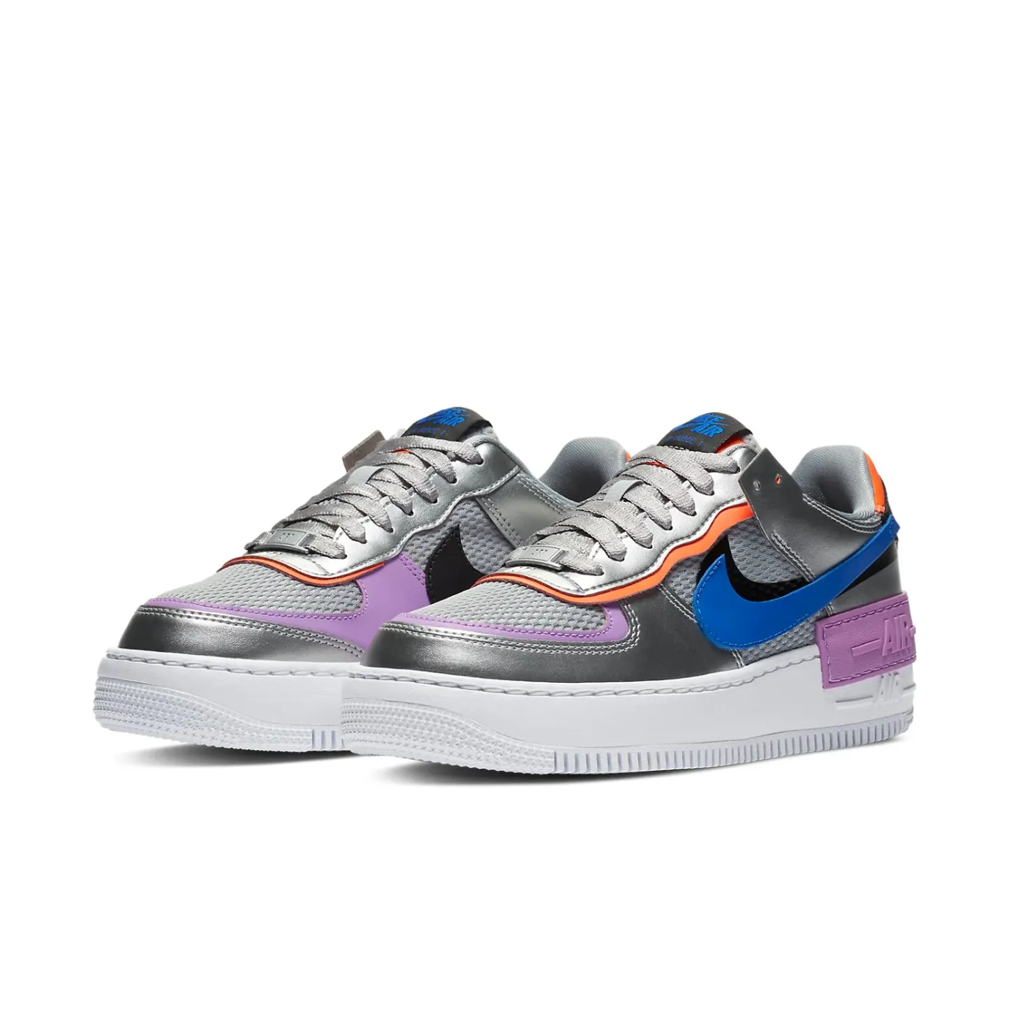 (WMNS) nitthhke Air fortthhce 1 Shadow 'Metallic Silver'