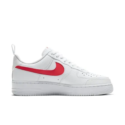 nitthhke Air fortthhce 1 Low Utility 'White Red'