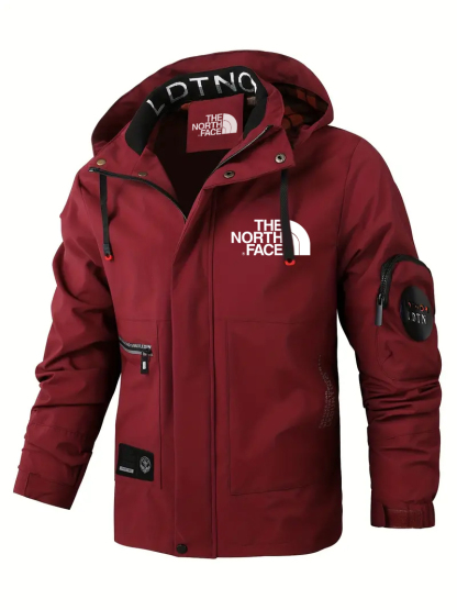 2025 TNF-Veste coupe-vent légère pour homme avec capuche amovible – Vêtement d’extérieur décontracté pour activités en plein air