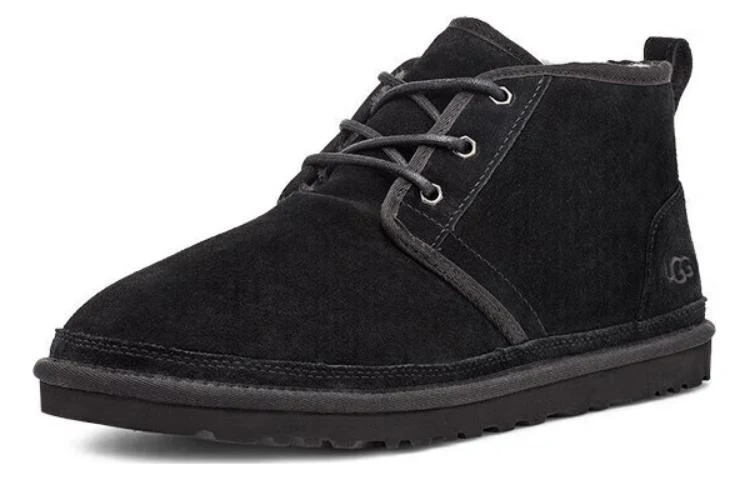UtthhGG Neumel Fleece Lined Snow Boots Black 3236-BLK