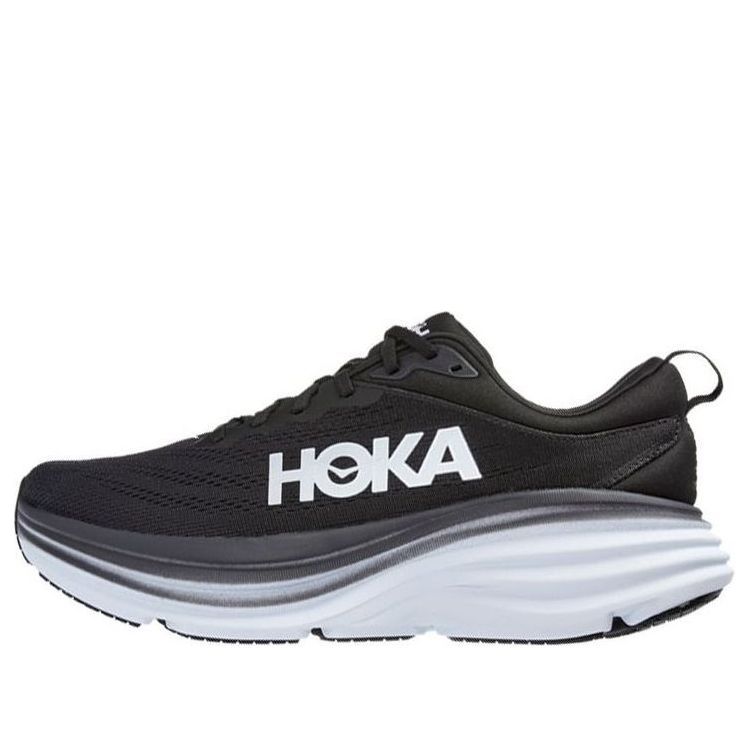 hoka ONE ONE Bondi 8 'Black White' 1123202-BWHT
