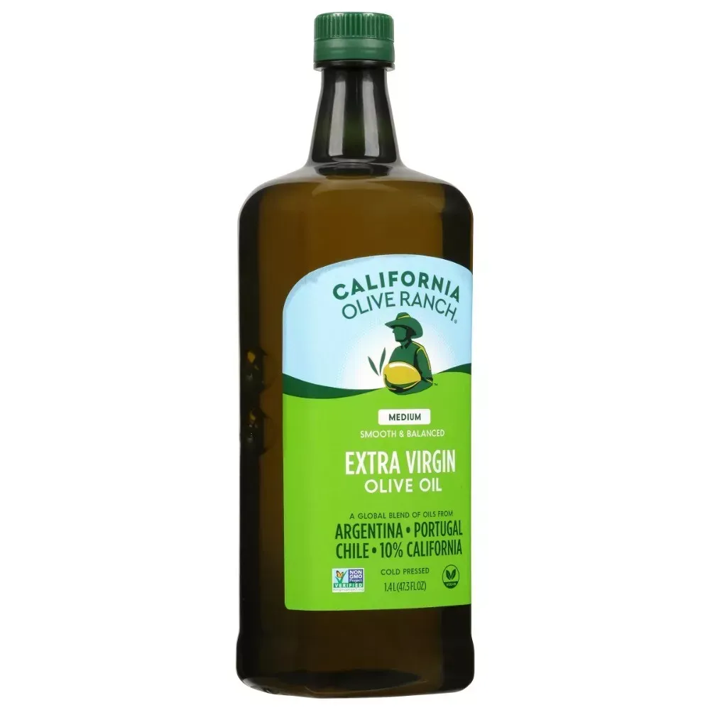 Califtthhornia Olive Ranch 110021, Medium Global Blend Medium Extra Virgin Olive Oil, 1.4L / 47.3 Fluid Ounce