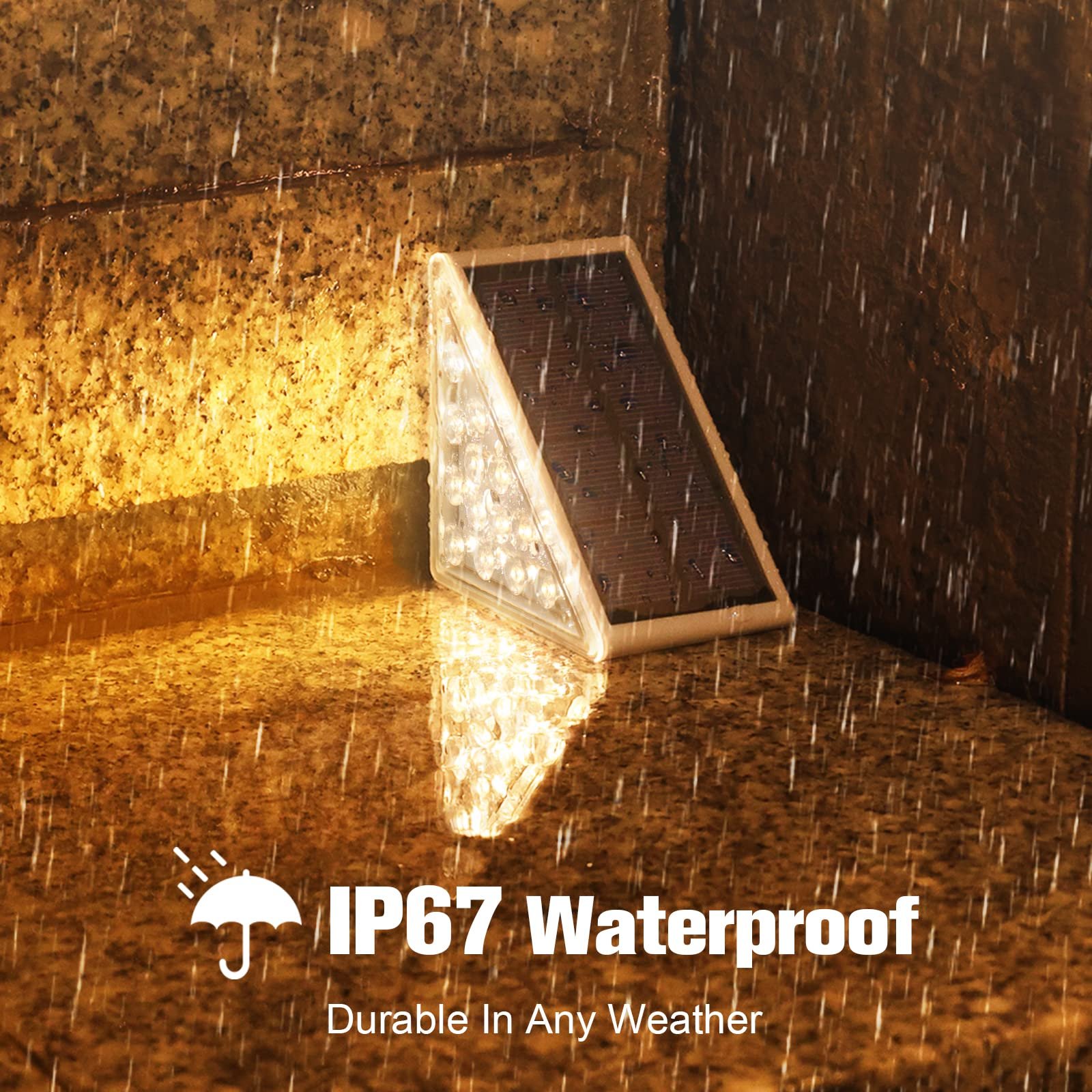Solar Step Lights Outdoor Waterproof