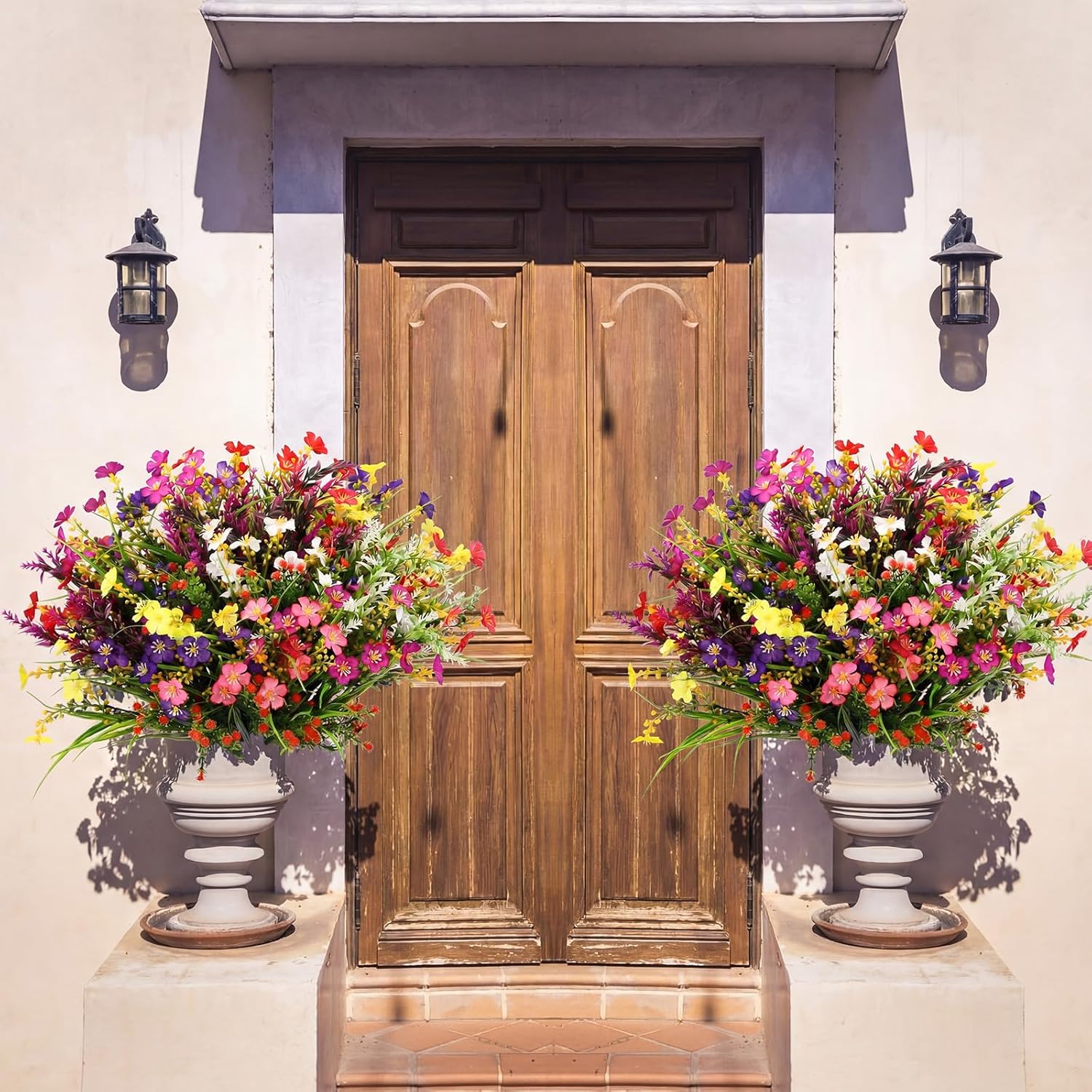 💥2026 Upgraded high-grade material 💐UV Resistant Faux Silk Wildflowers