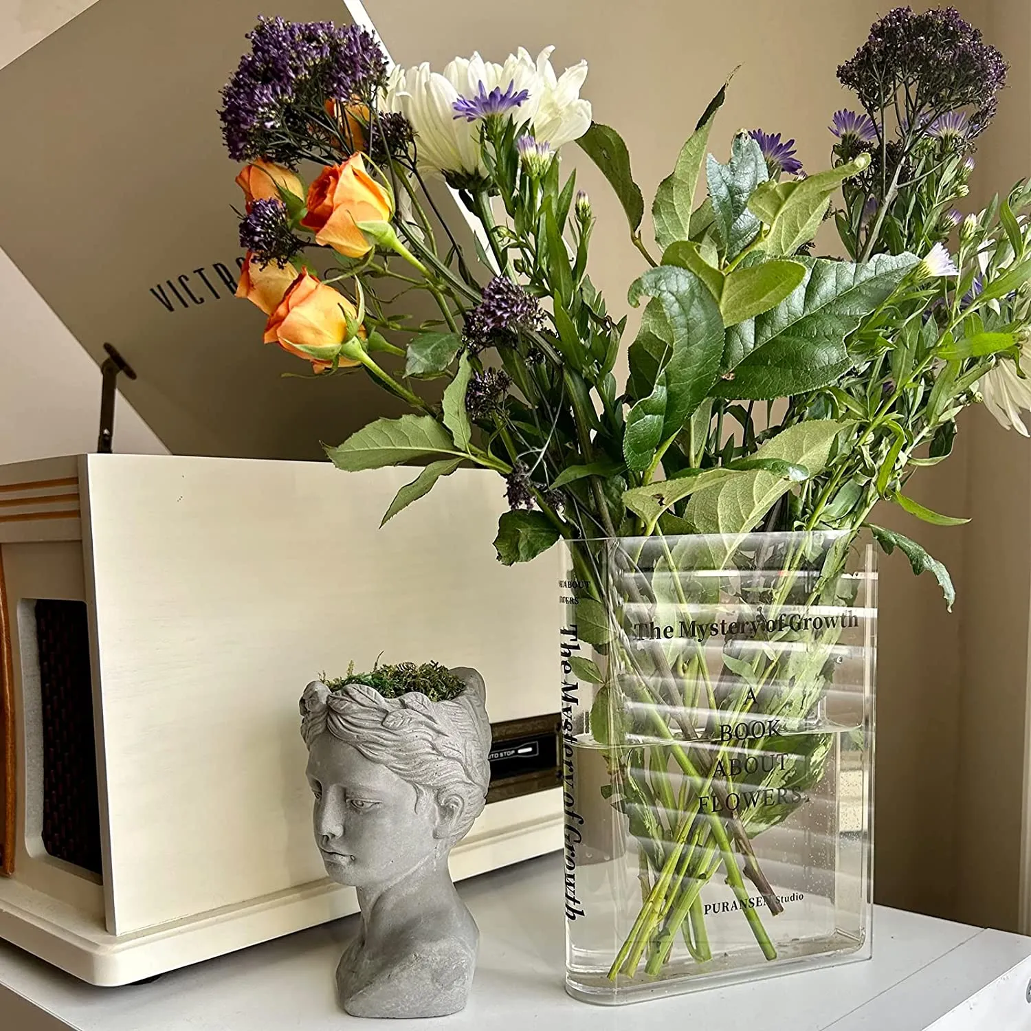 🔥Christmas Sale 50% OFF LAST DAY🔥Books About Flowers - Book Vase