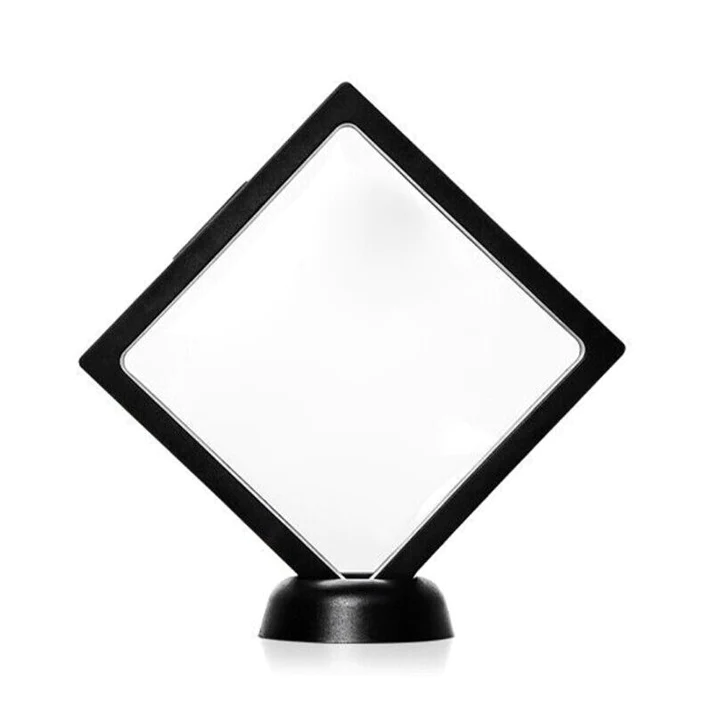 3D Floating Frame Display Holder Stands Storage Box