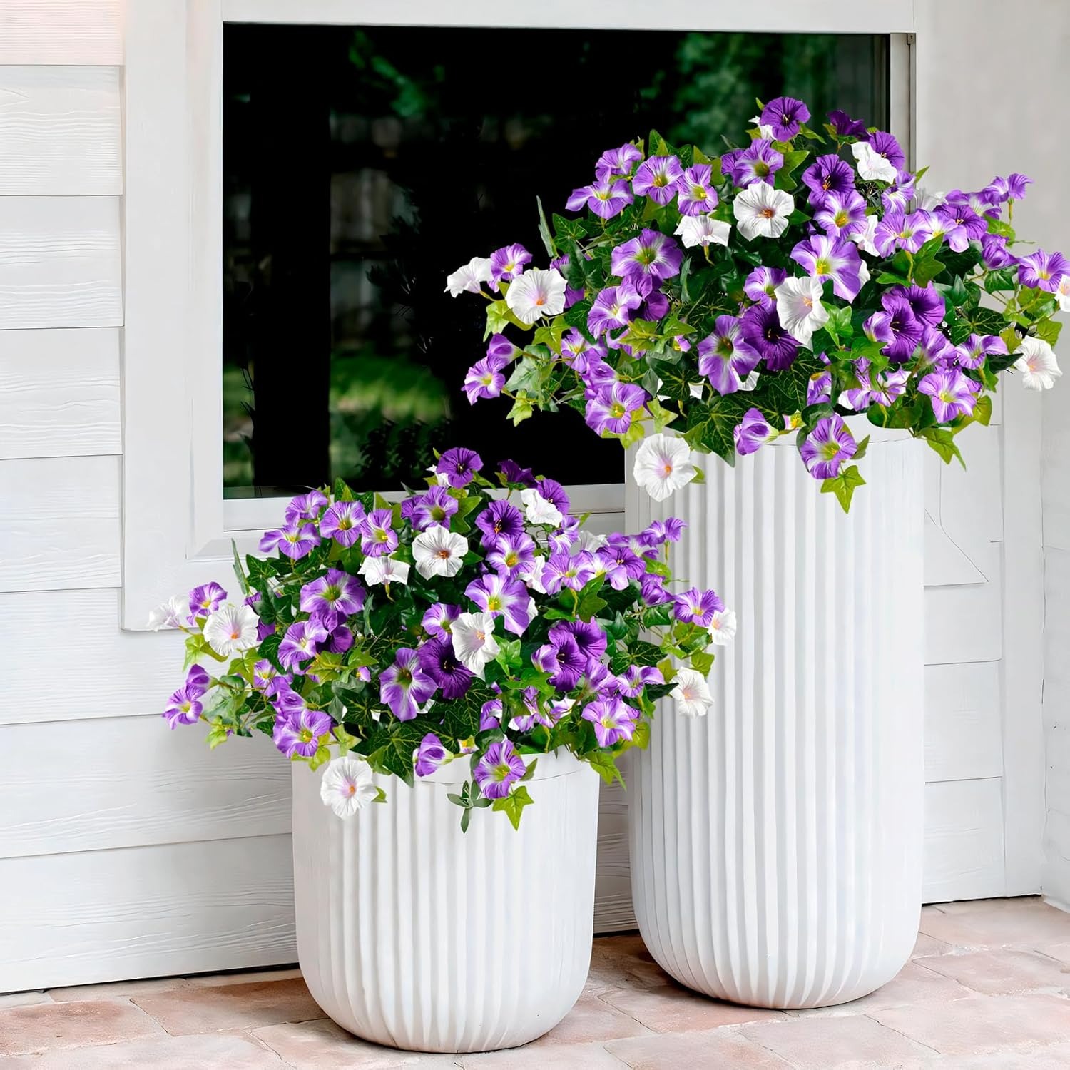 🔥Spring Faux Petunias Silk Flower UV Resistant No Fade Floral