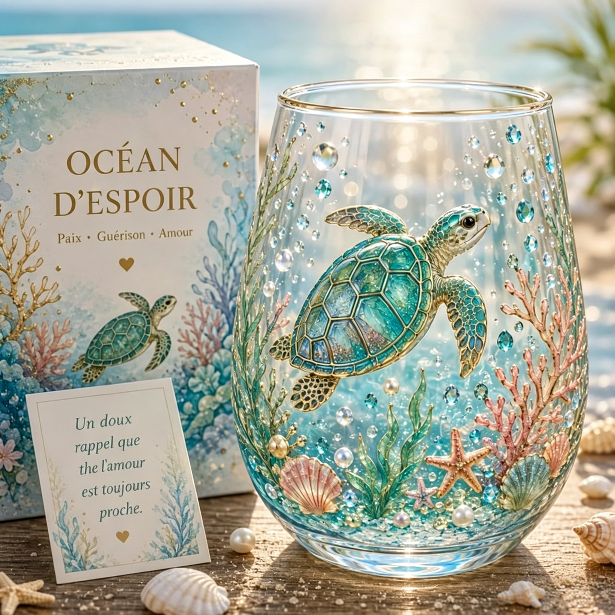 🌸 Édition Limitée 2026 · Tasse en verre Jardin Colibri☀️☕