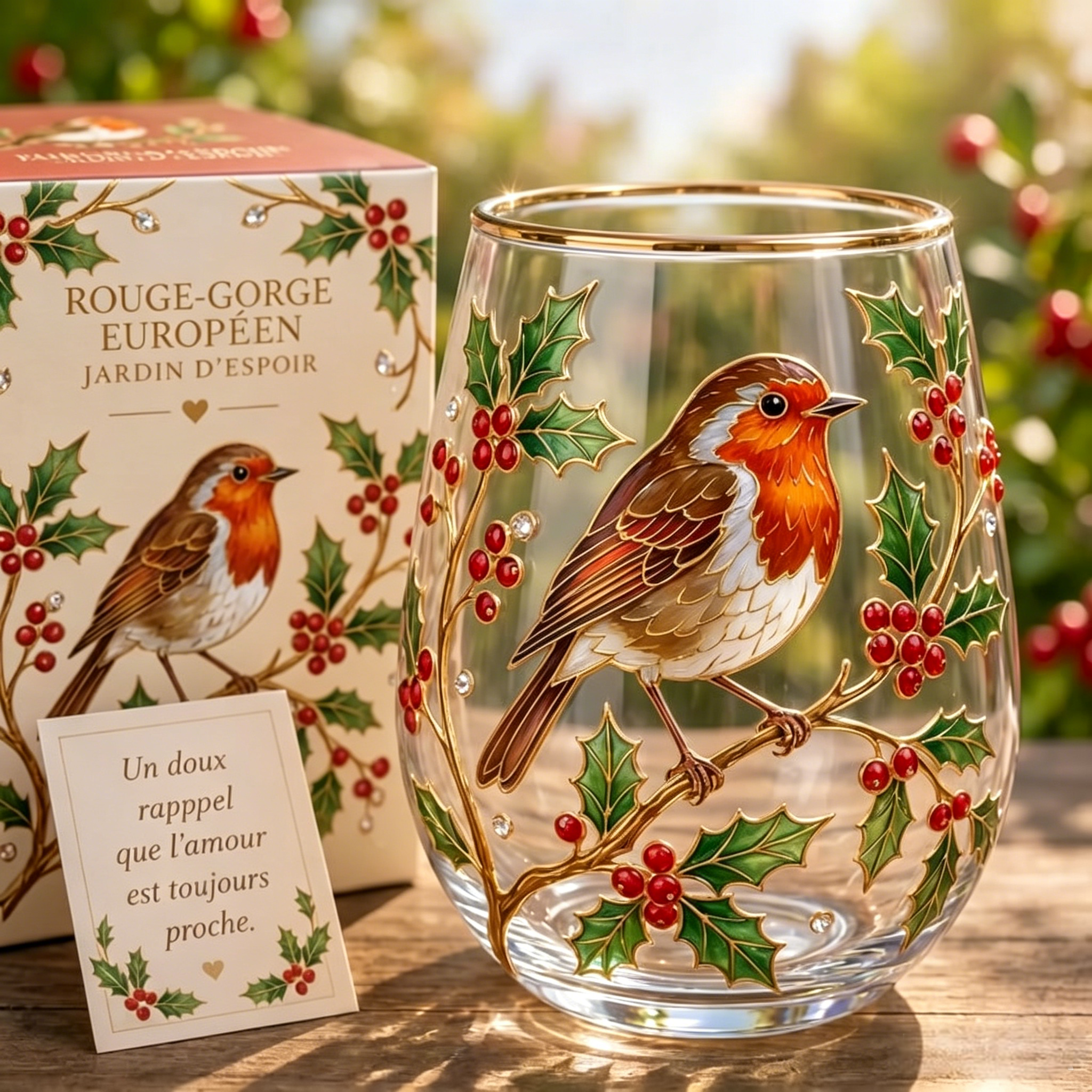 🌸 Édition Limitée 2026 · Tasse en verre Jardin Colibri☀️☕