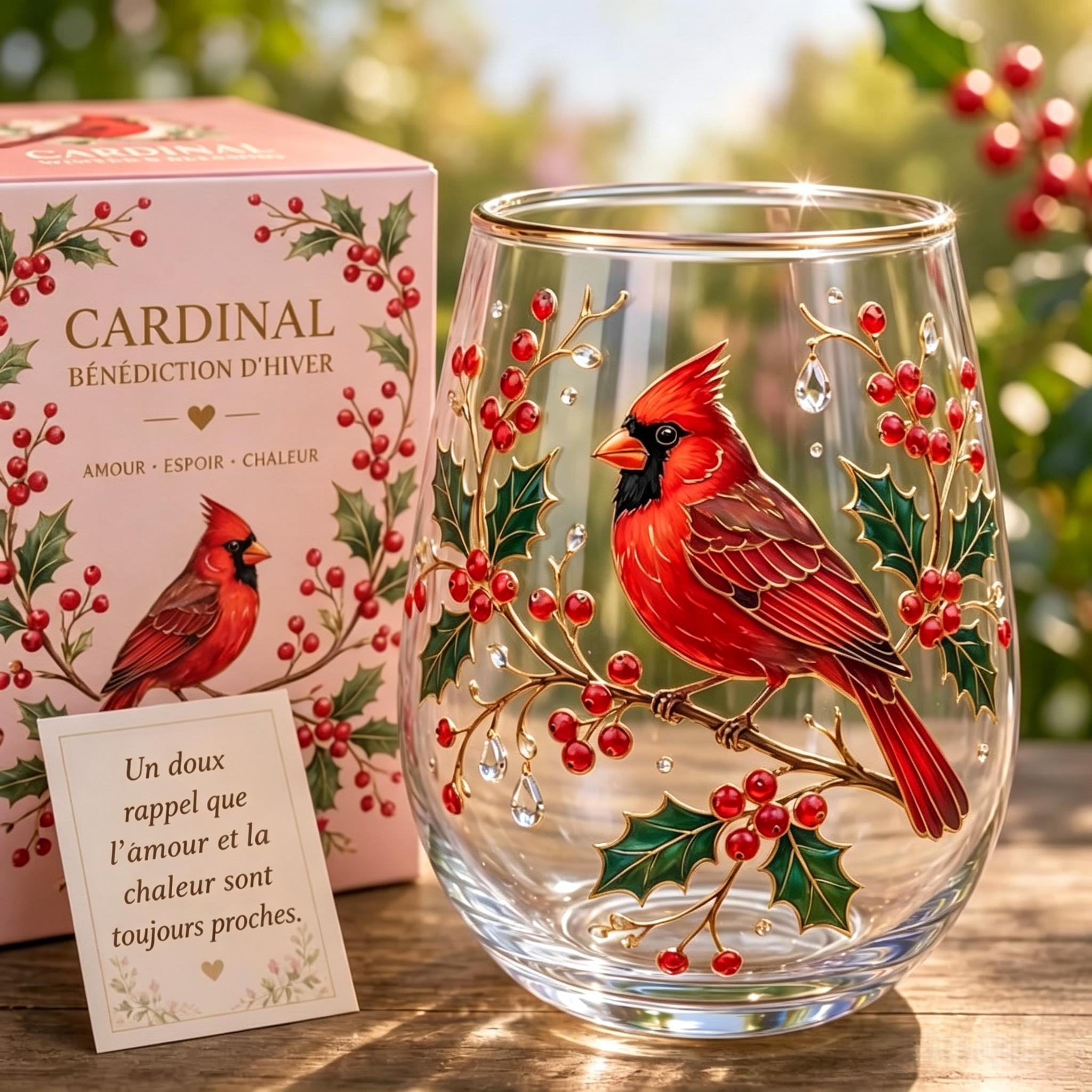 🌸 Édition Limitée 2026 · Tasse en verre Jardin Colibri☀️☕