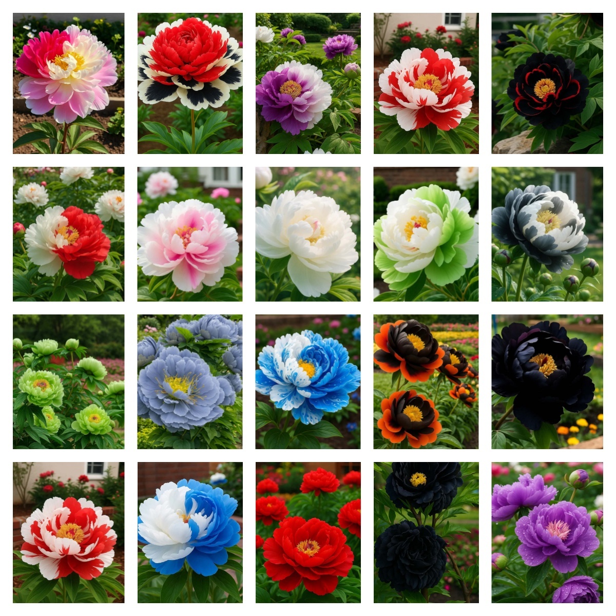 🌺 Pivoines rares à fleurs doubles — grandes et magnifiques