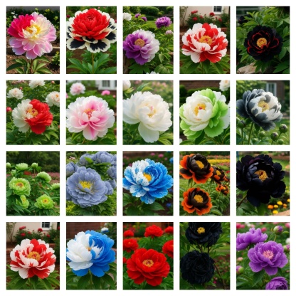 🌺 Pivoines rares à fleurs doubles — grandes et magnifiques