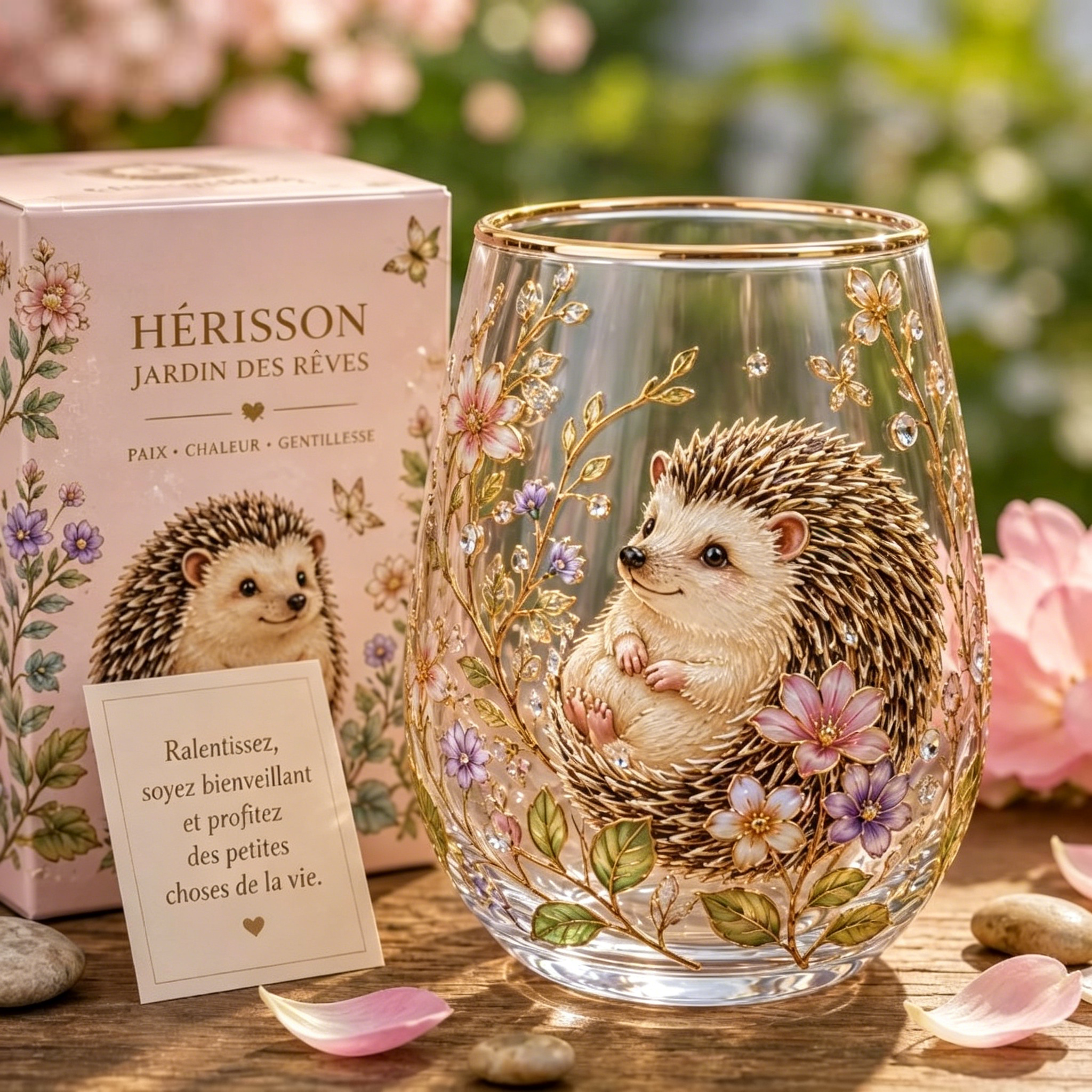 🌸 Édition Limitée 2026 · Tasse en verre Jardin Colibri☀️☕